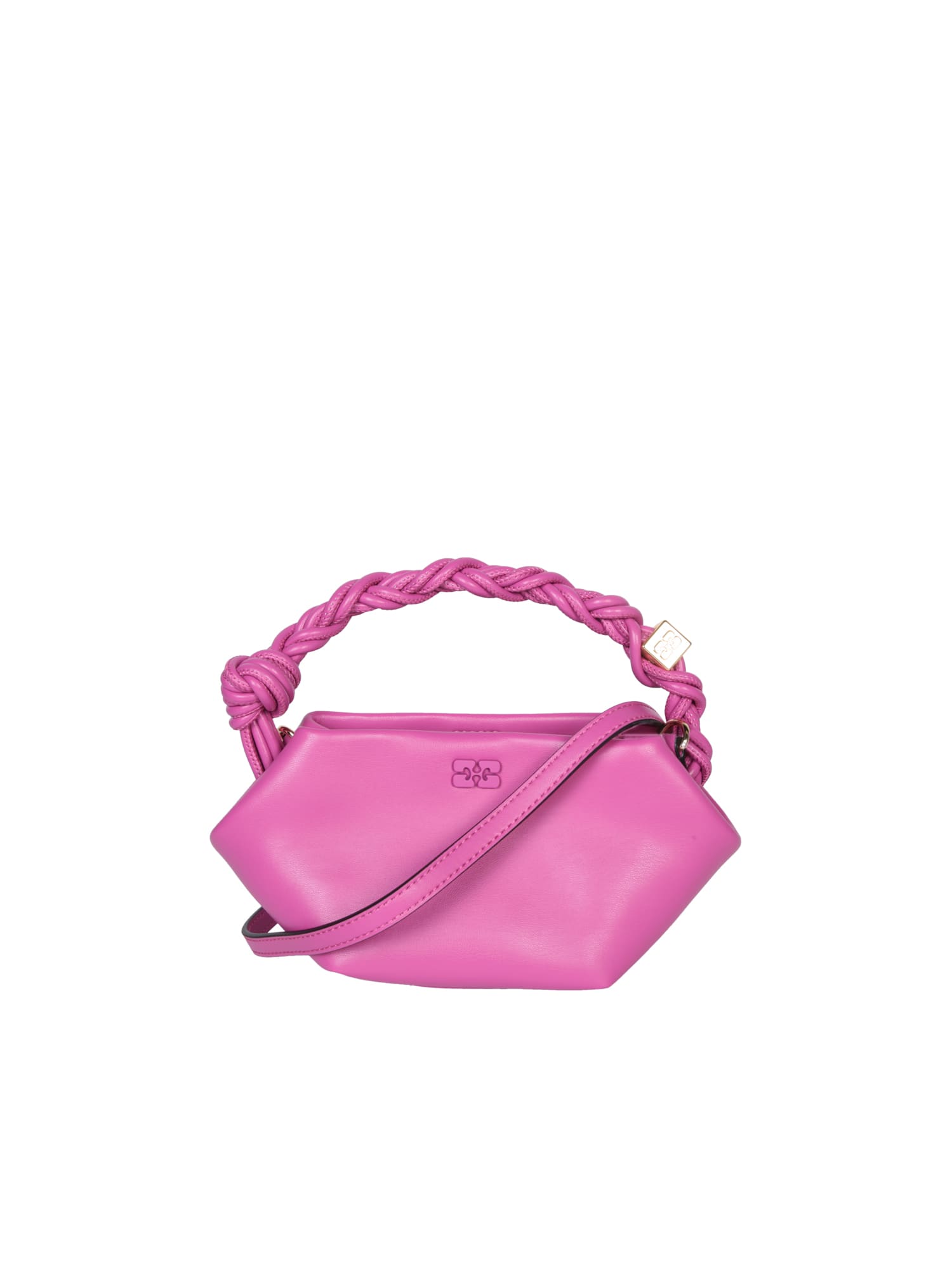 Ganni Bou Mini Bag Fuchsia In Pink