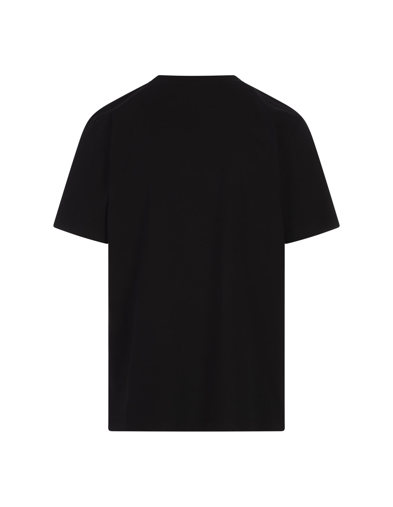 BARROW BLACK LOGO CREW NECK T-SHIRT 