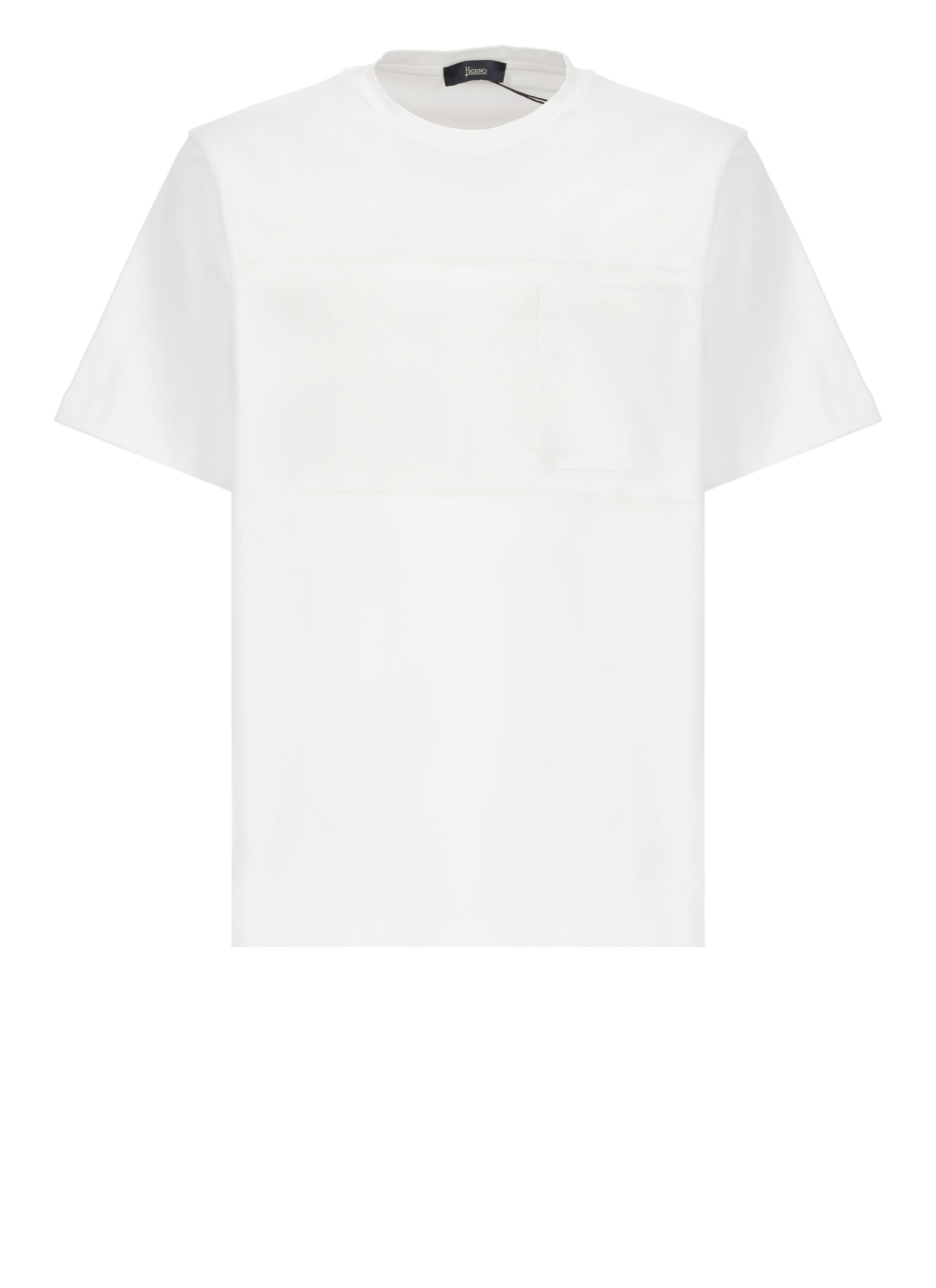 Shop Herno Cotton T-shirt In White