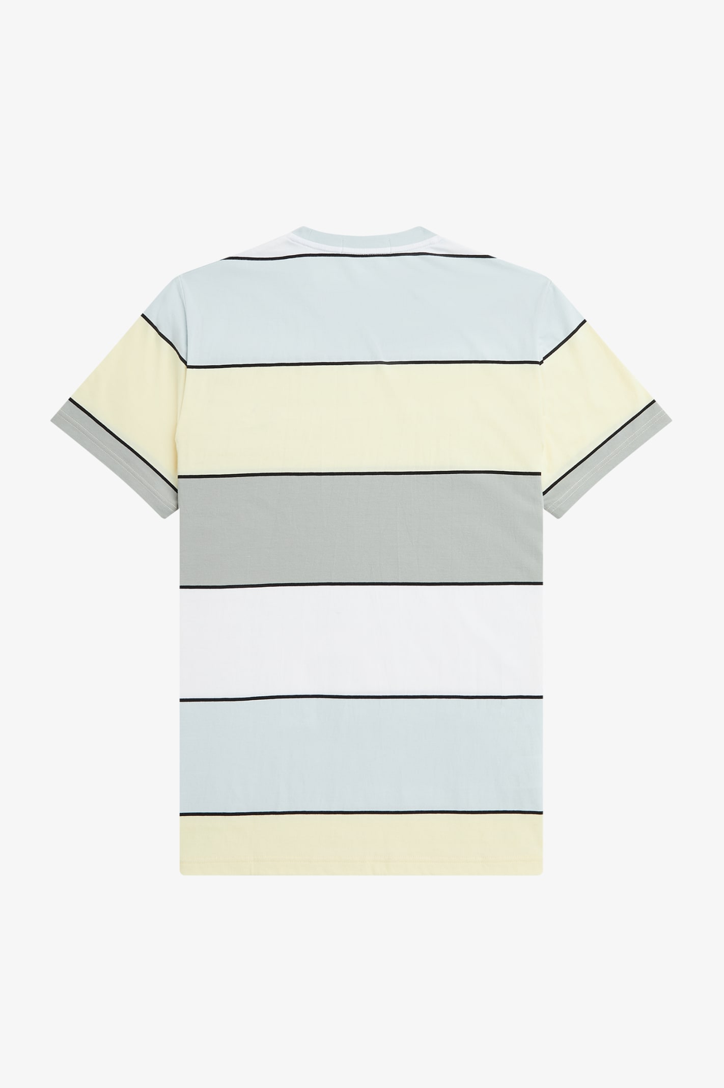 Shop Fred Perry Fp Bold Stripe T-shirt In Ice Cream