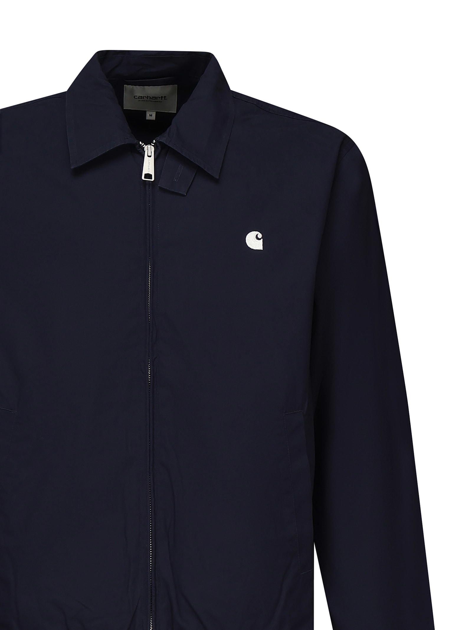 Carhartt Duke Cotton Poplin Jacket In Blue