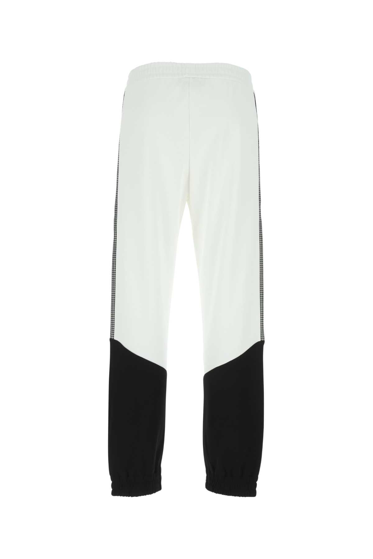 Fendi Two-tone Polyester Blend Joggers In F0j8z
