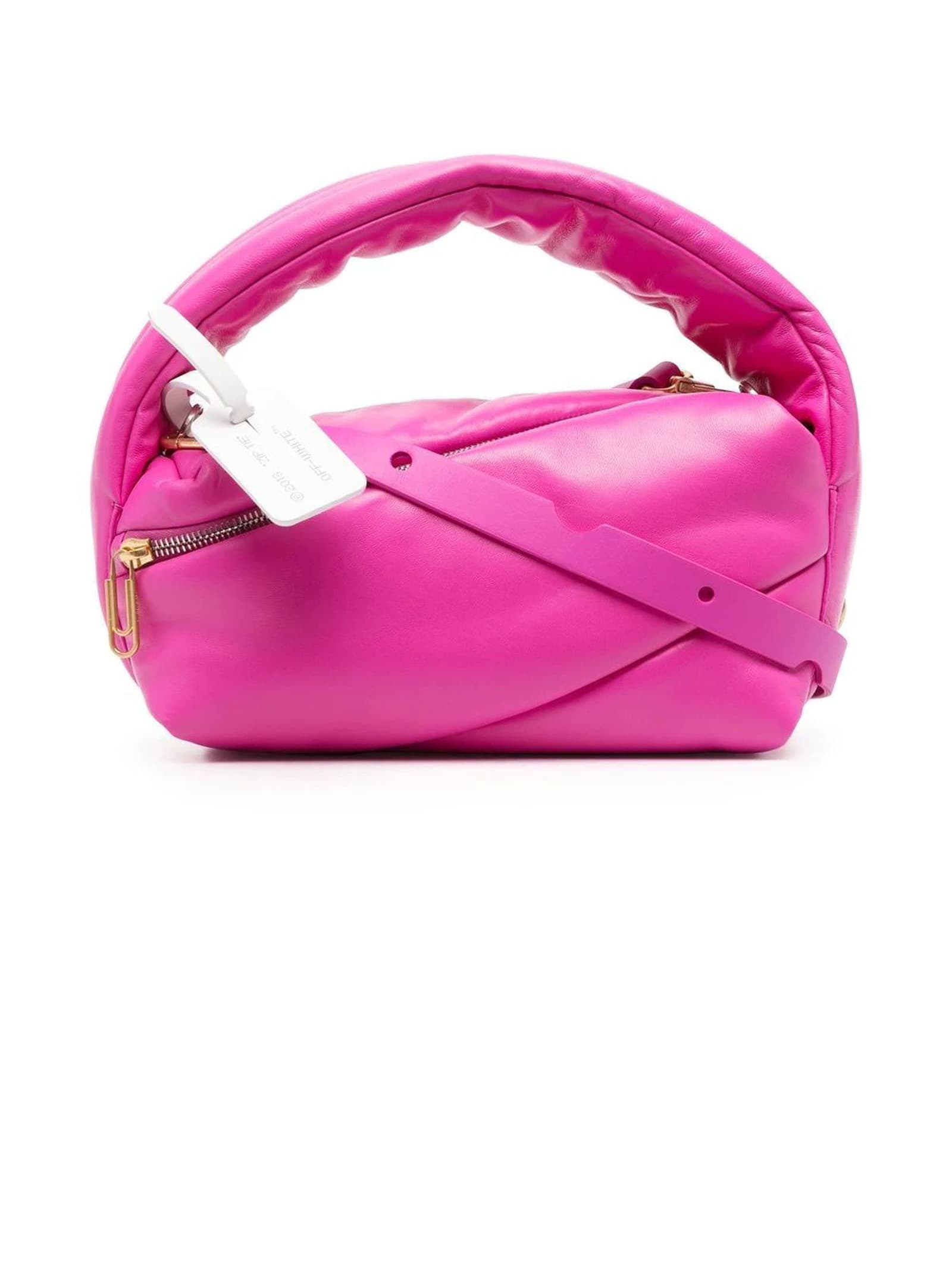 Off-White Pink Leather Pump 24 Handbag
