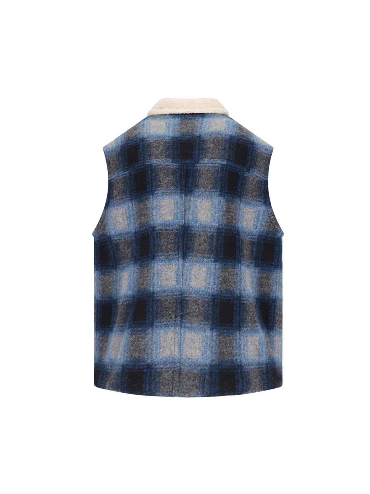 Shop Isabel Marant Kiraneo Vest In Blue