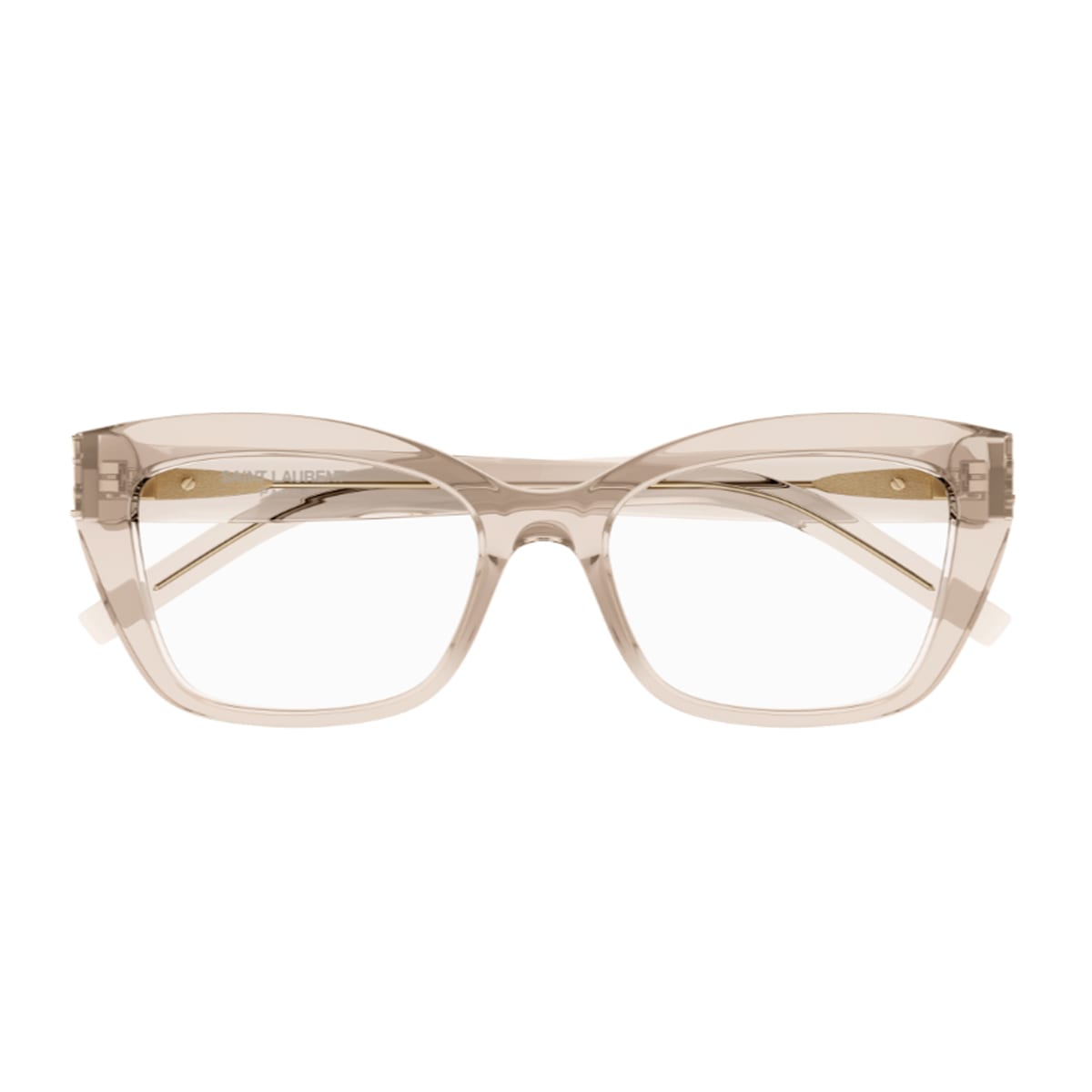 Saint Laurent Sl M117 Linea Monogram 004 Nude Trasparente Glasses