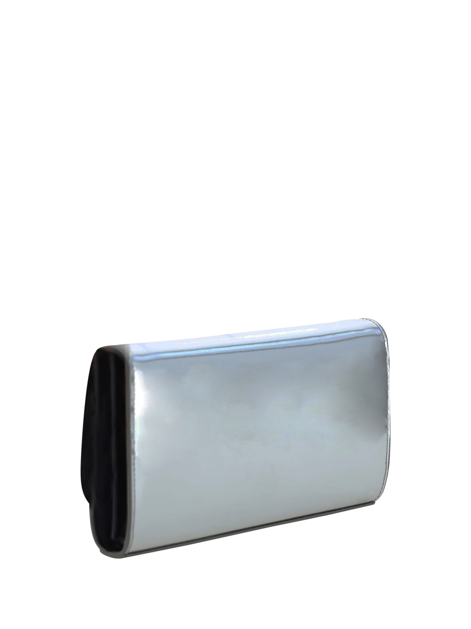 Shop Diesel 1dr Wallet In Silver