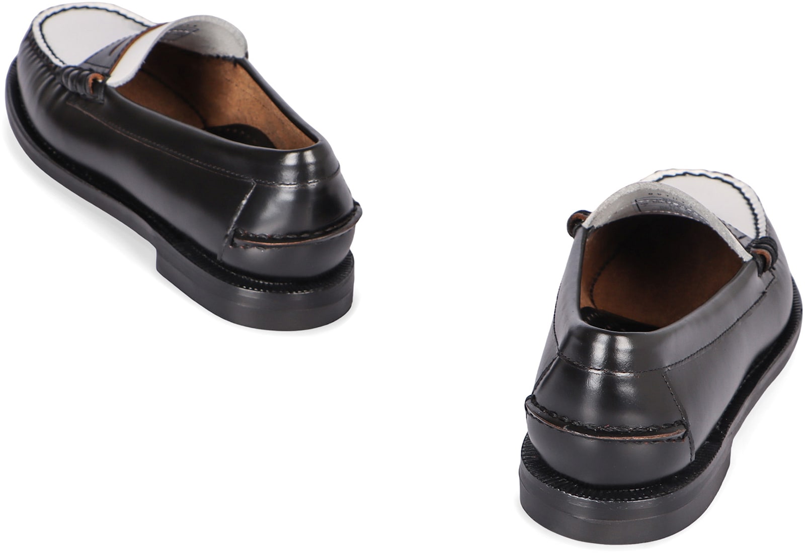 Sebago Classic Dan Smooth Leather Loafers In Black