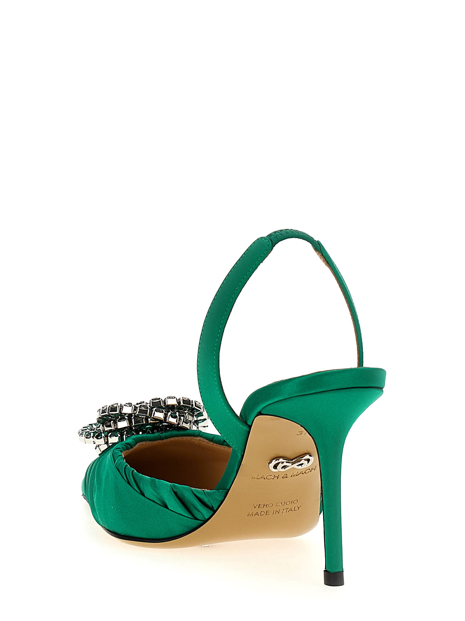 Mach &amp; Mach Galaxy Slingback In Green