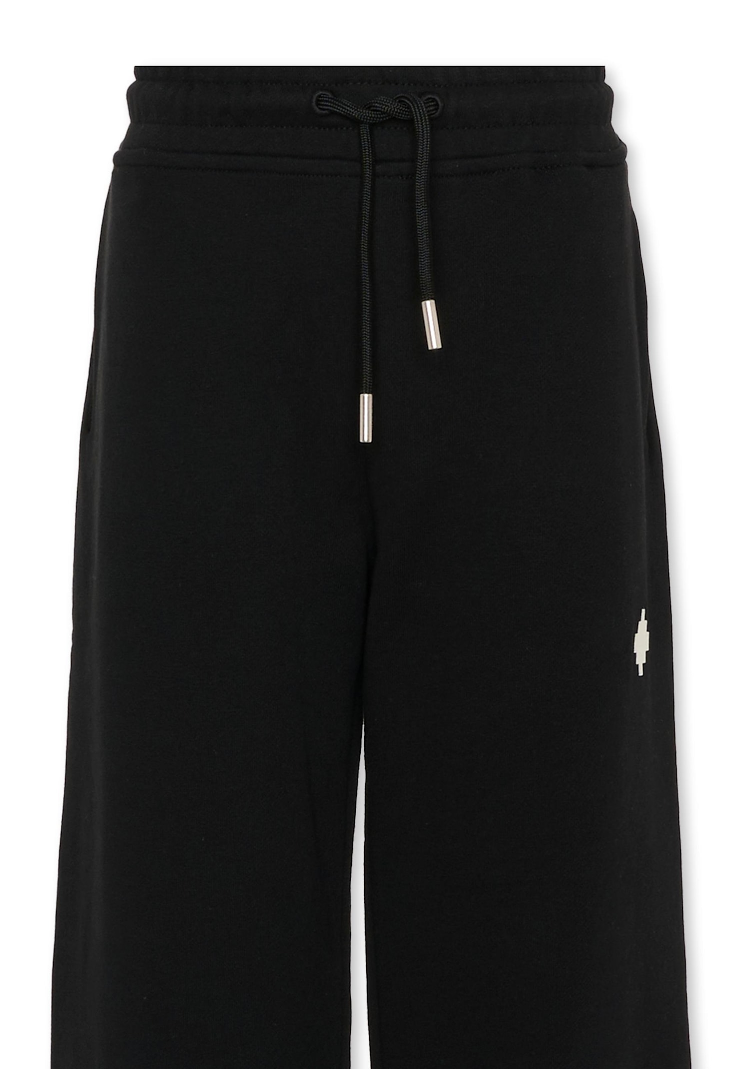 Marcelo Burlon County Of Milan Black Trousers For Boy With Wings In Black