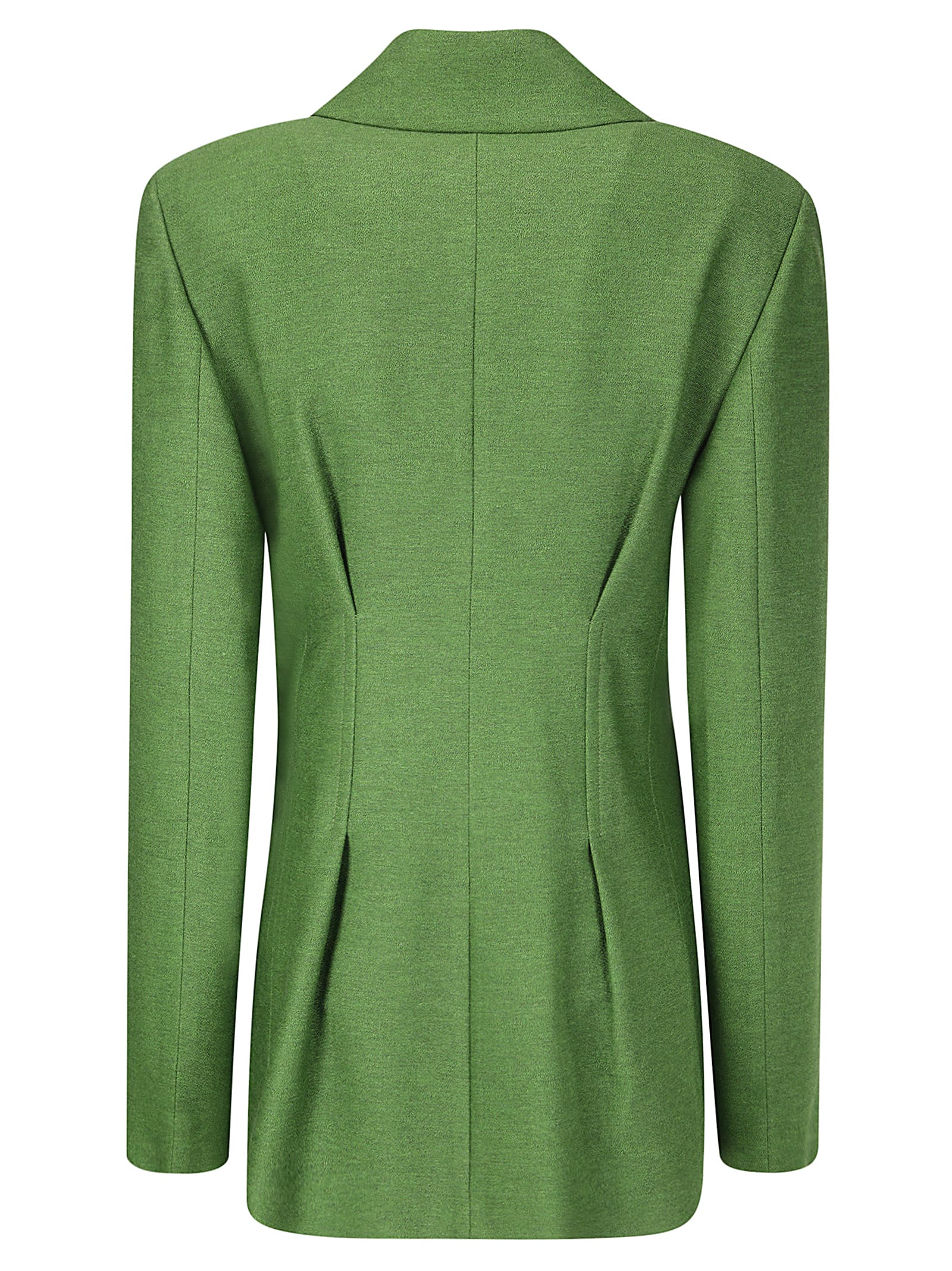 Shop Jw Anderson Hourglass Tailored Jacket In Apple Green