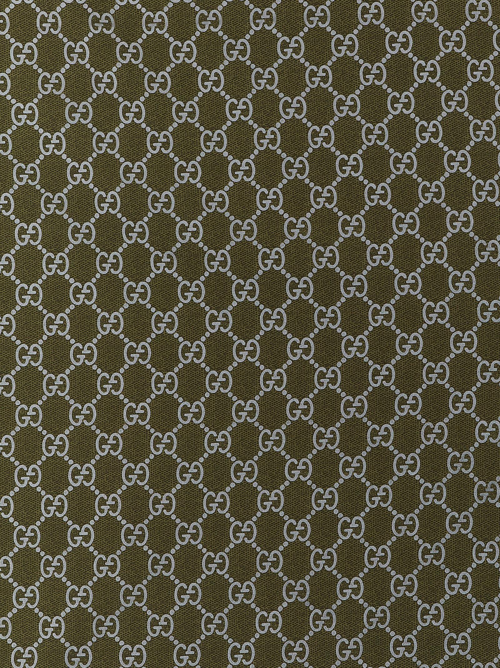 Gucci Two-tone Square Scarf Accessory In Green