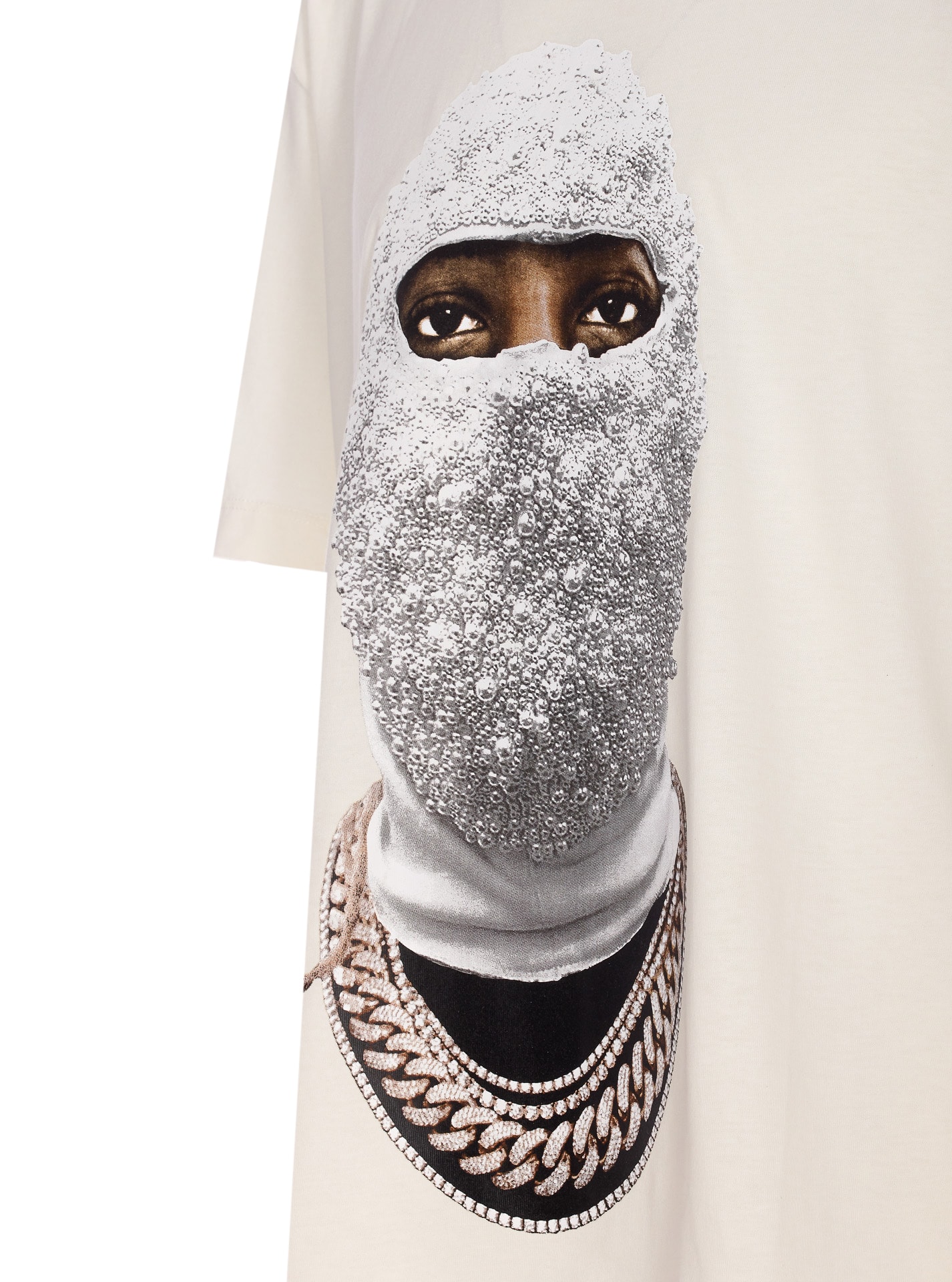 Ih Nom Uh Nit Future Mask Graphic Crewneck T-shirt In Neutral
