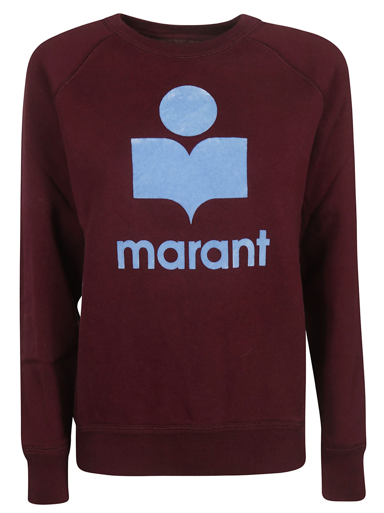 Isabel Marant Isabel Marant Logo Print Sweatshirt - burgundy - 11072434 ...