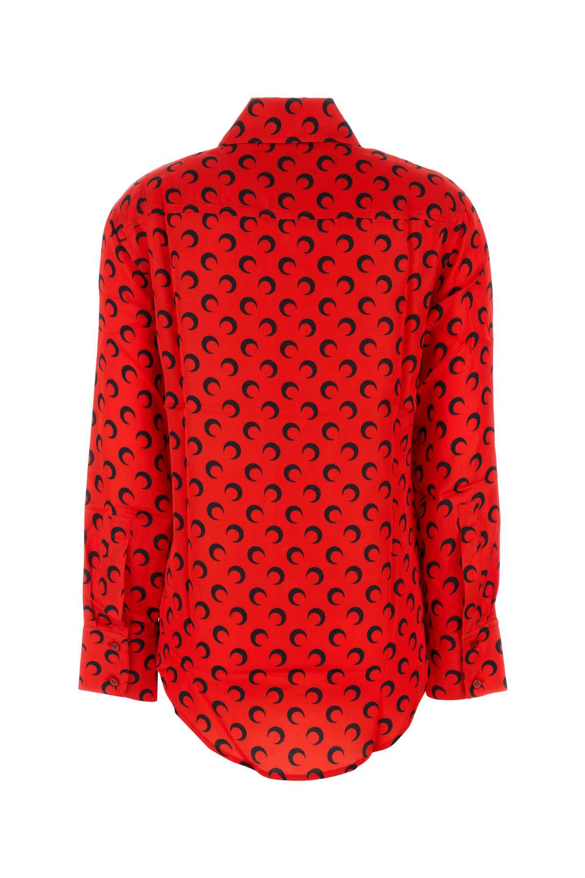 Marine Serre Camicia In Viscosa Rossa In Red