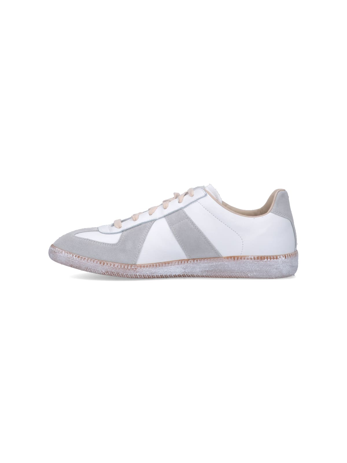 Shop Maison Margiela Replica Sneakers In White