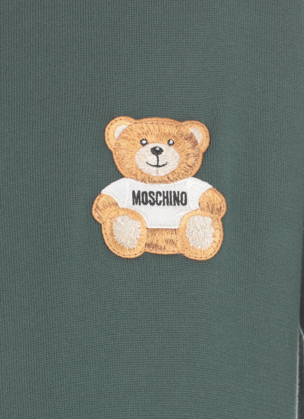 Shop Moschino Sweater With Logo In Green