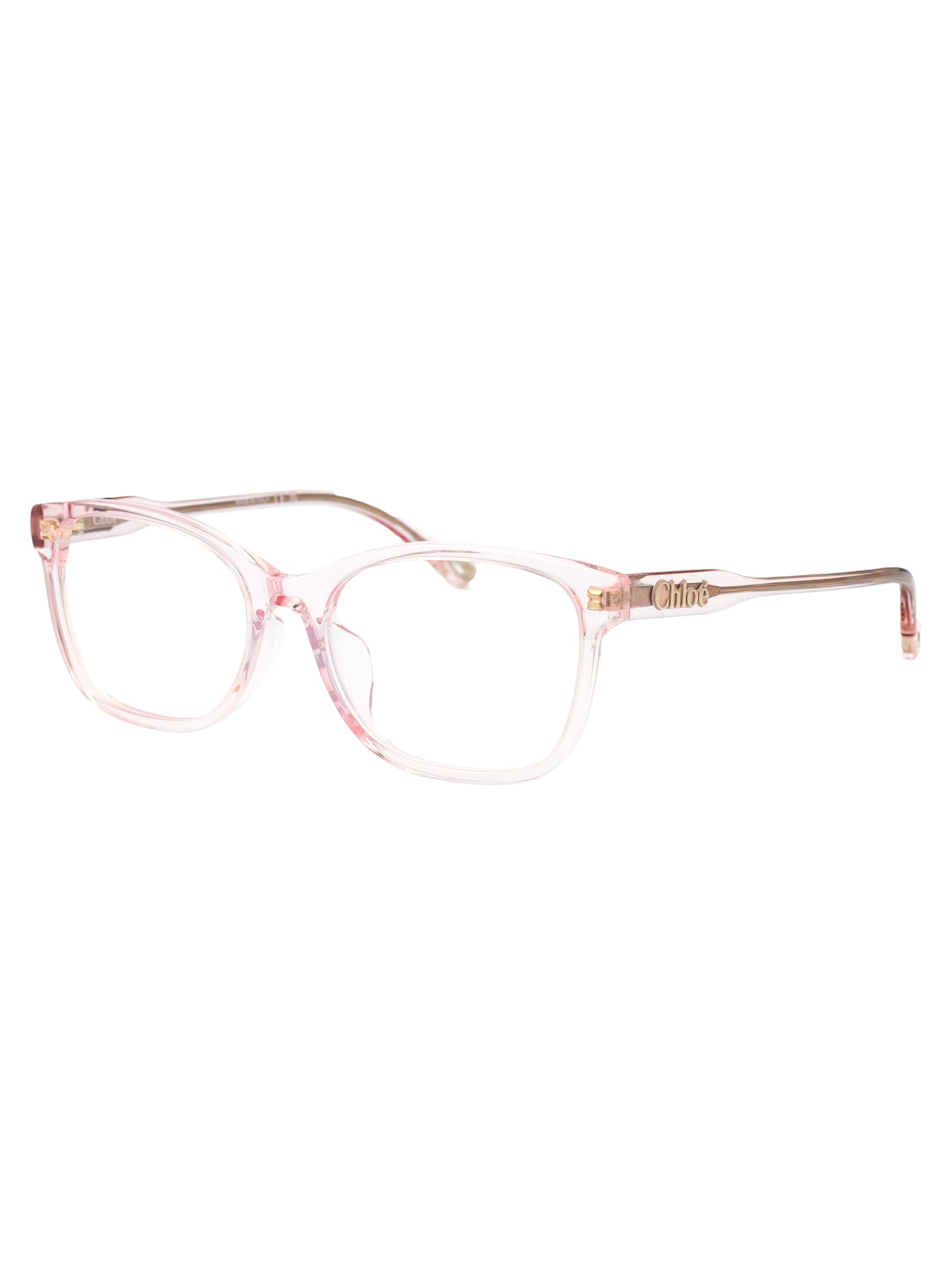 Chloé Ch0276oa Glasses In Pink-pink-transparent