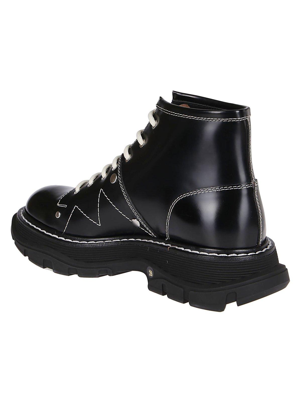 ALEXANDER MCQUEEN TREAD LACE-UP BOOTS