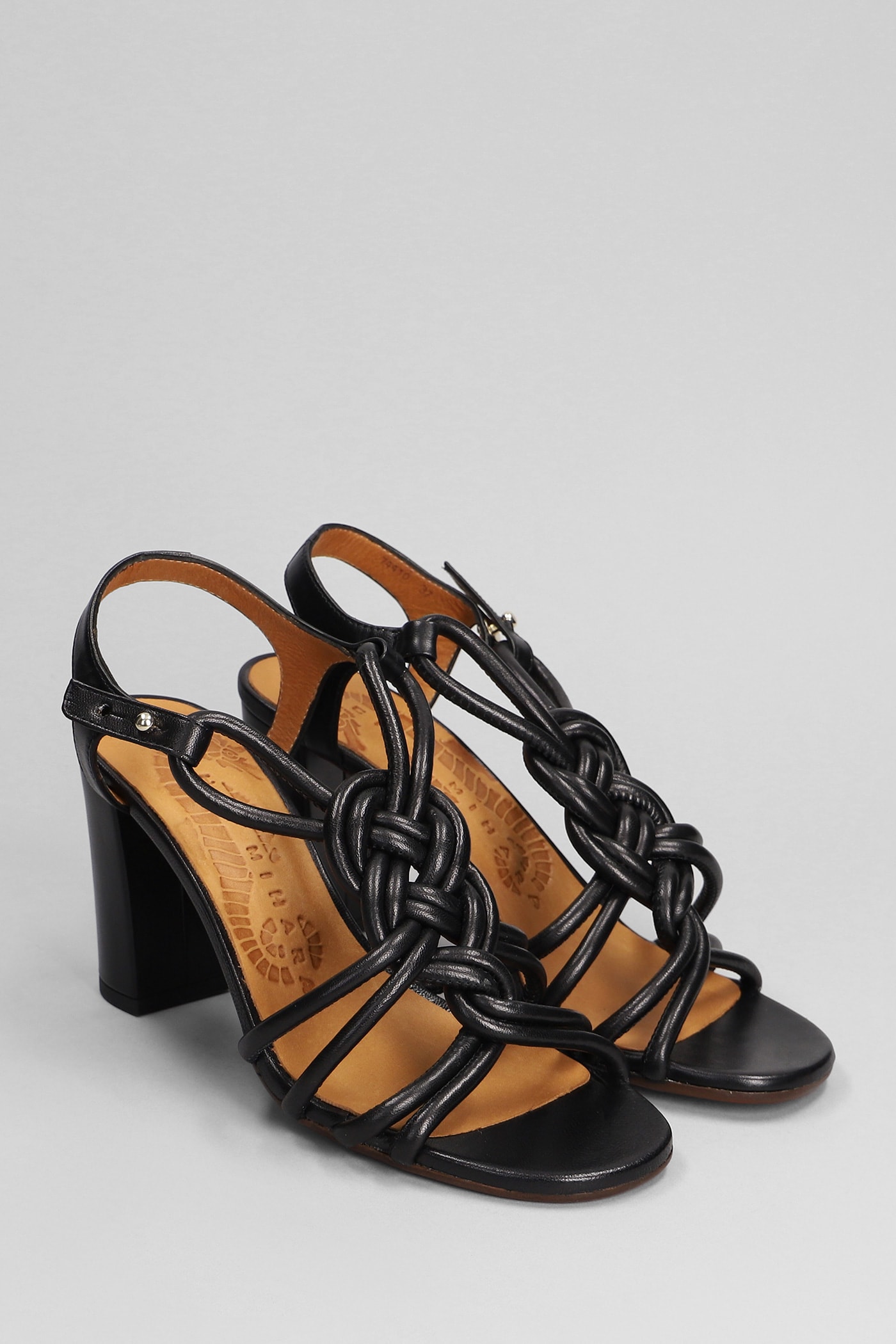 Shop Chie Mihara Bane Sandals In Black Leather