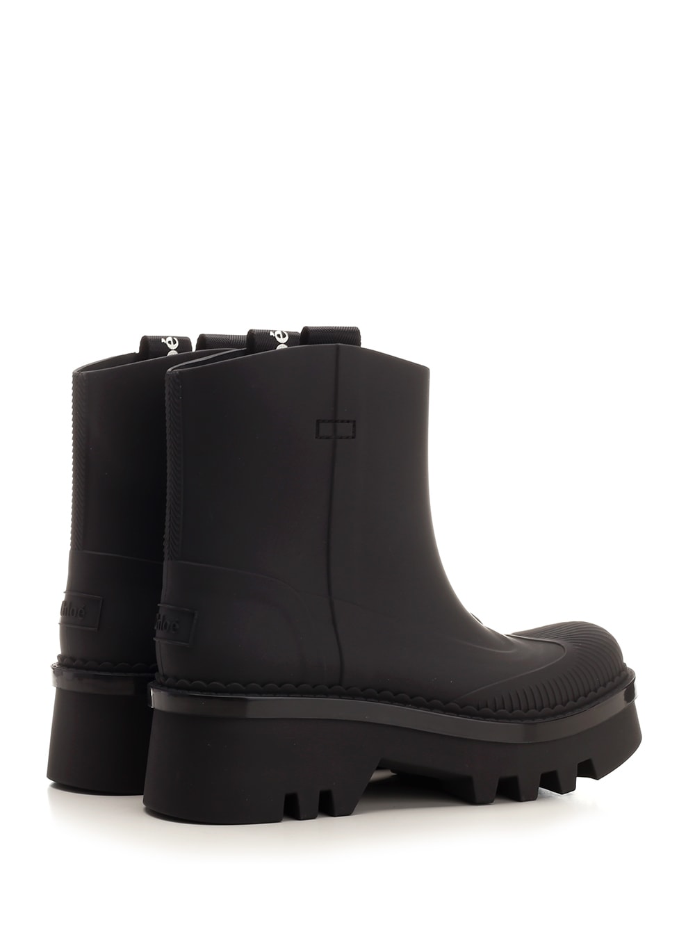 Shop Chloé Rain Boots Raina In Black