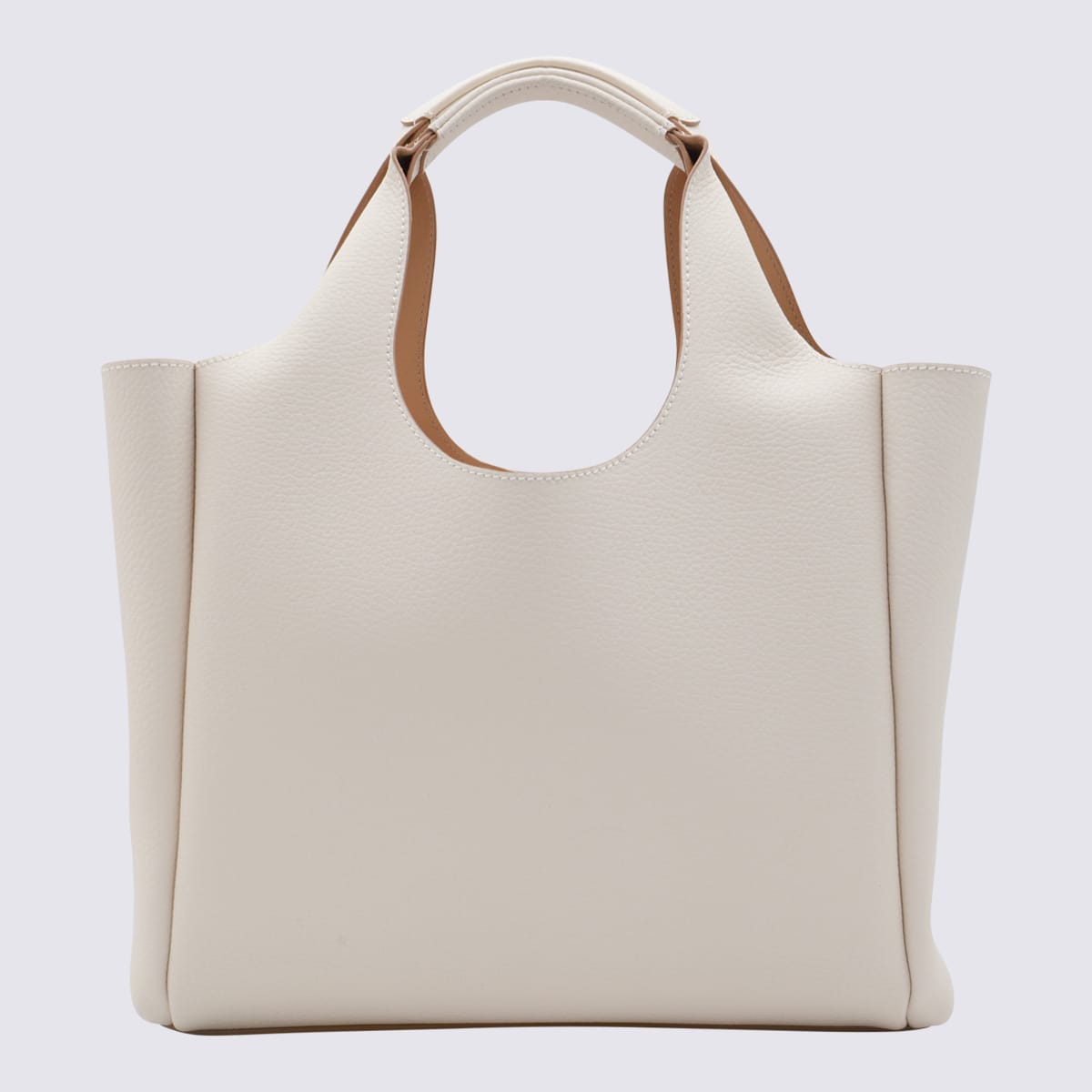 Shop Hogan White Leather Totes