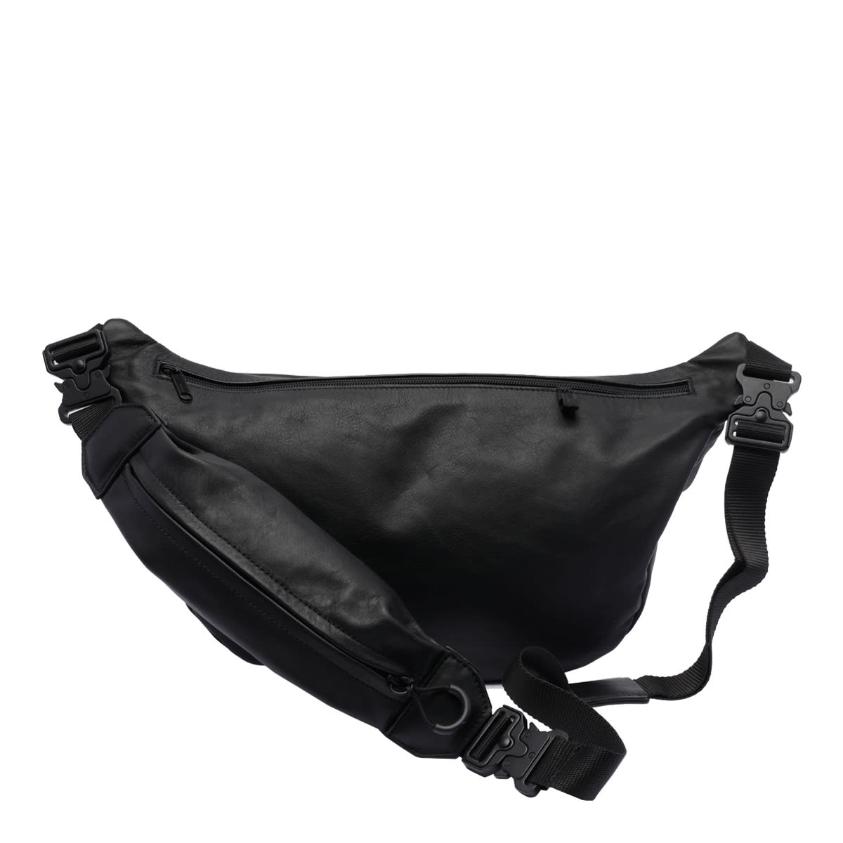 Vic Matie Leather Bum Bag In Black