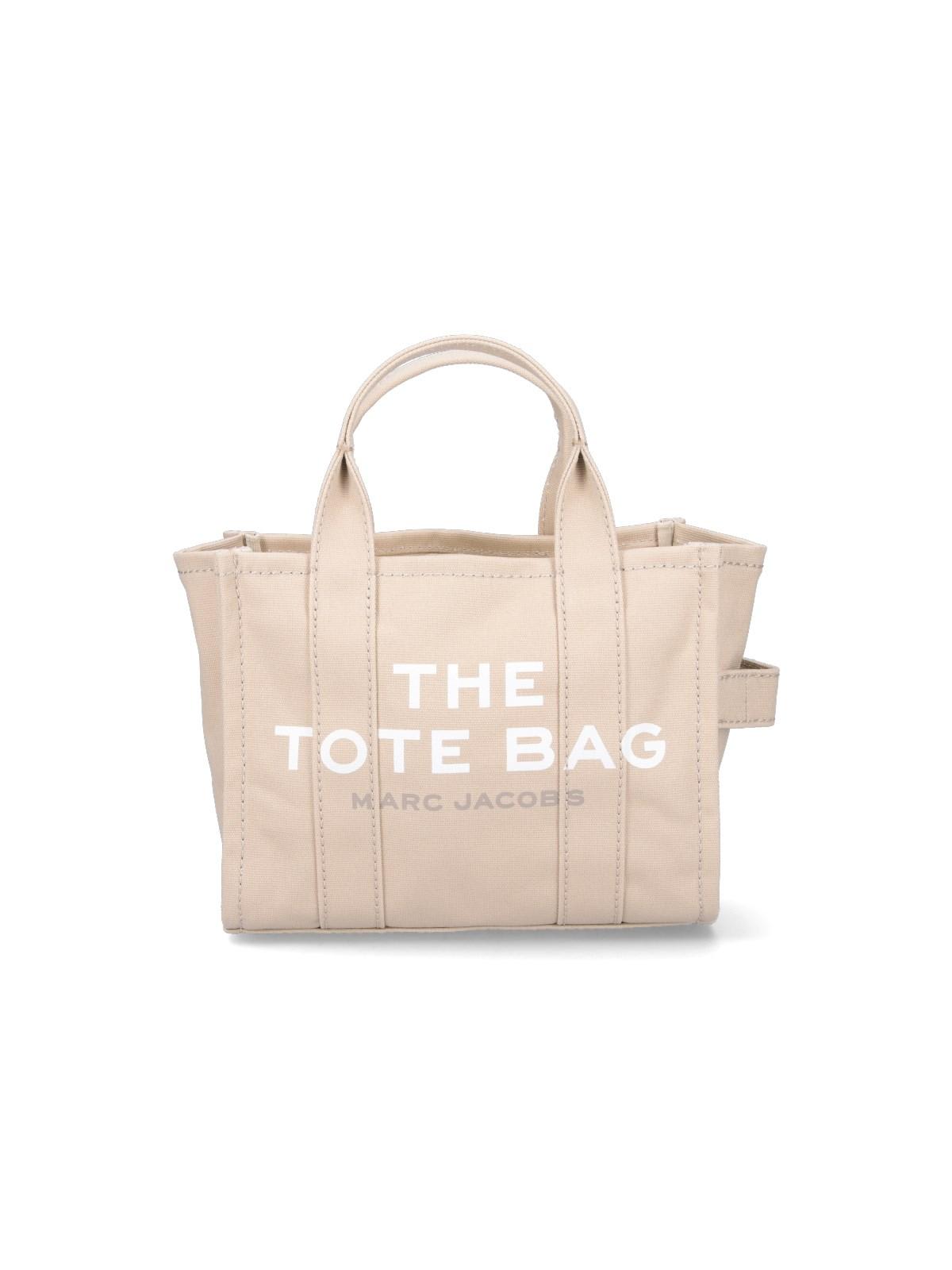 Shop Marc Jacobs The Mini Tote Bag In Beige