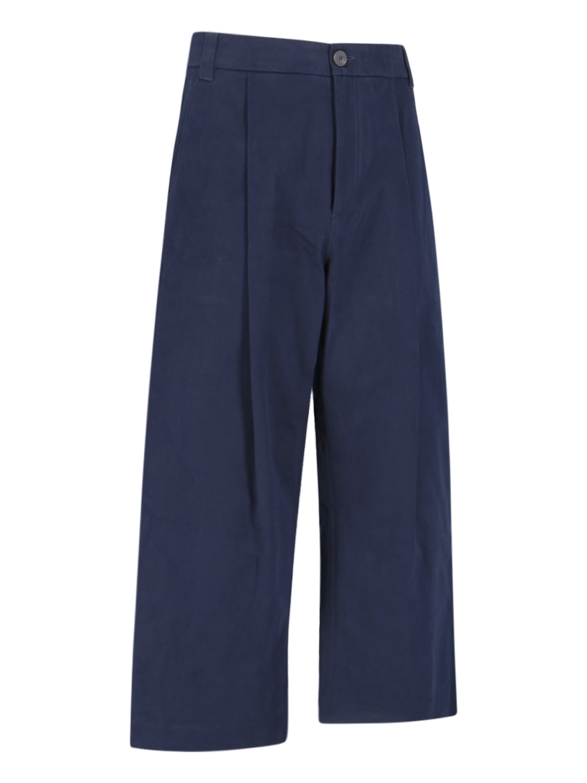 Shop Studio Nicholson Sorte Pants In Blue