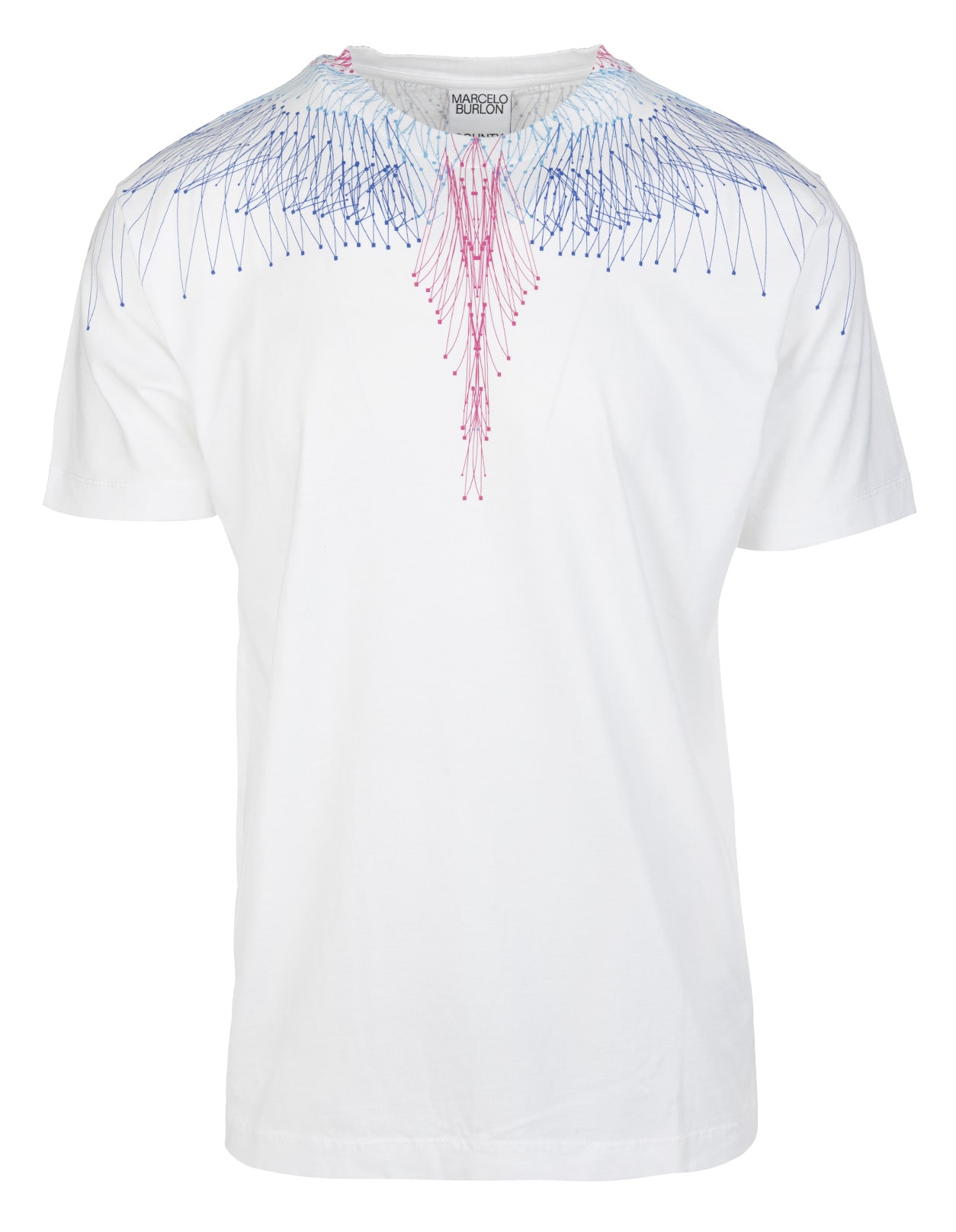 Marcelo Burlon Man Bezier Wings White T-shirt