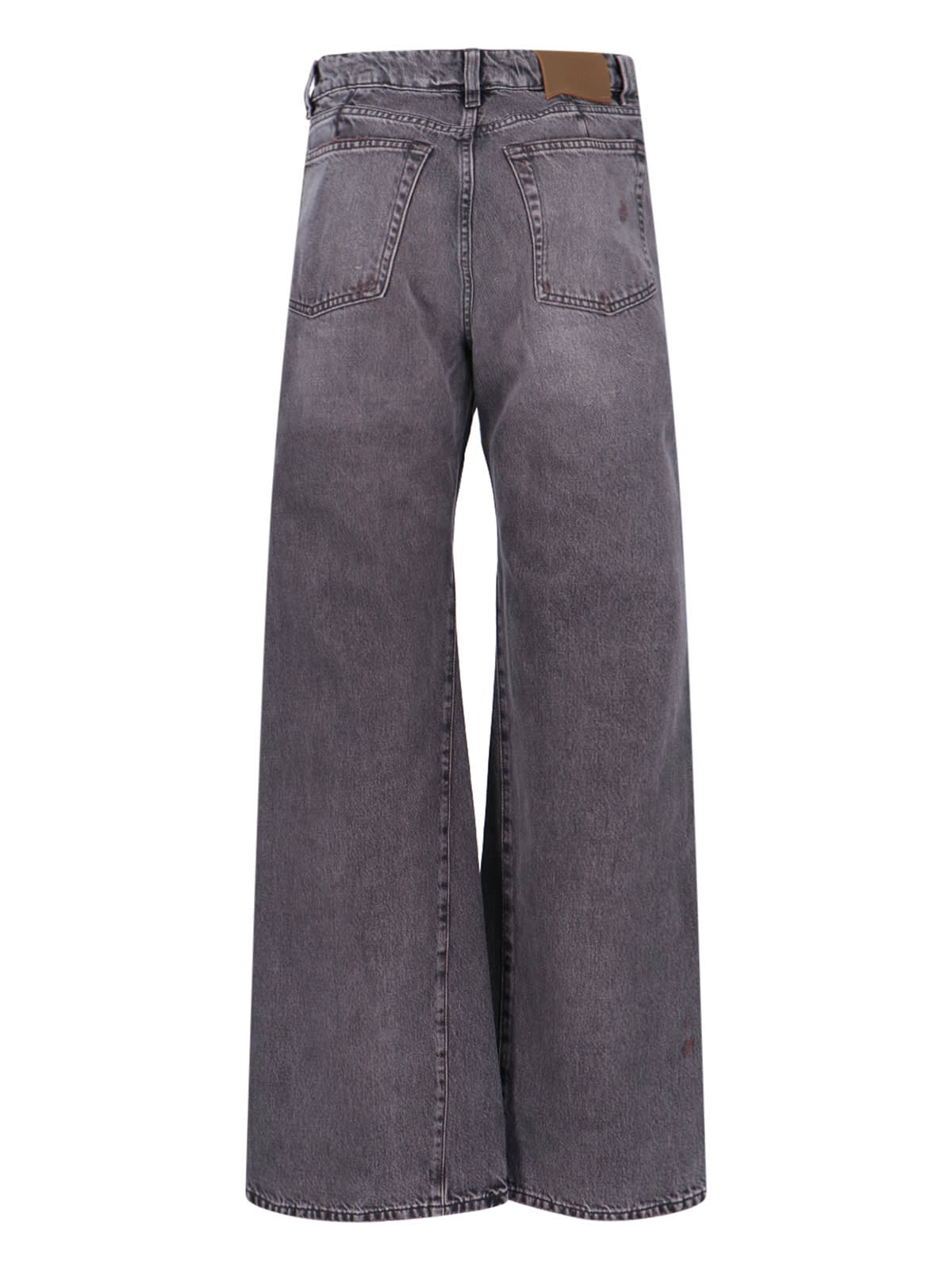 Our Legacy Wide Leg Trousers Five-pocket Style In Gray