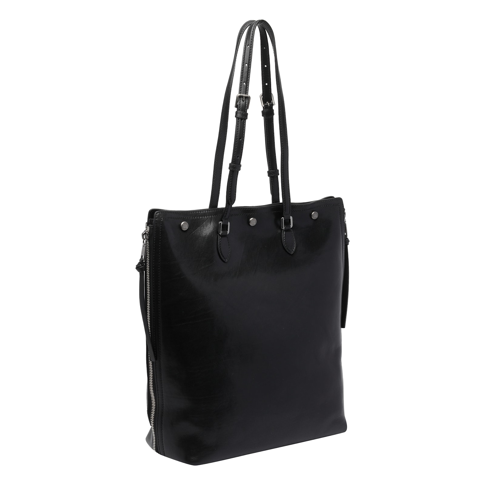 Dolce & Gabbana Versatile Leather Tote Bag With Adjustable Straps
