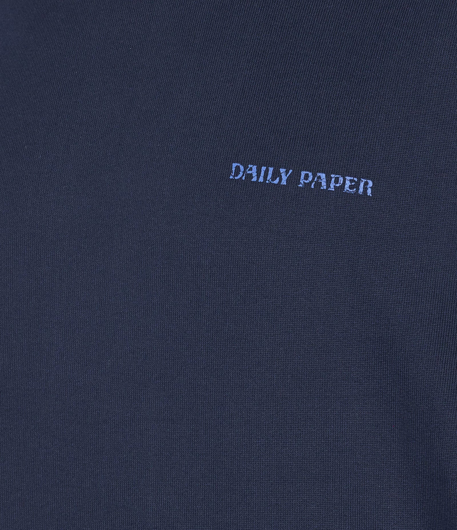Daily Paper Candle Label Kangaroo-pocket Print Hoodie In Blue