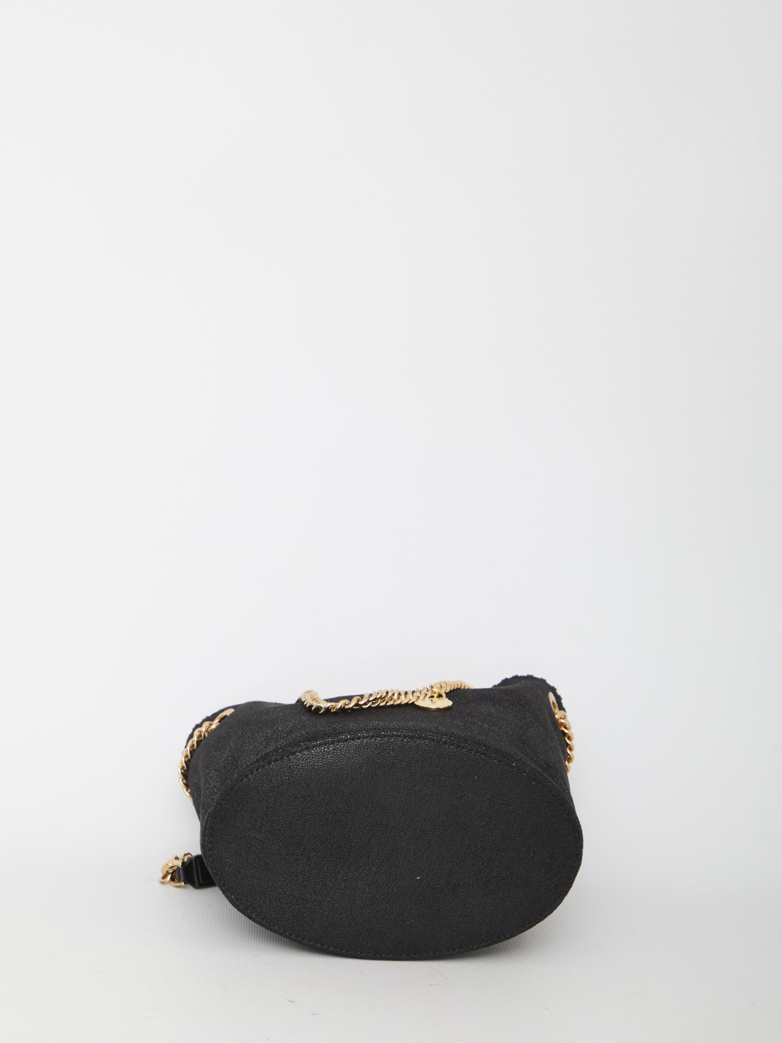 Shop Stella Mccartney Falabella Bucket Bag In Black