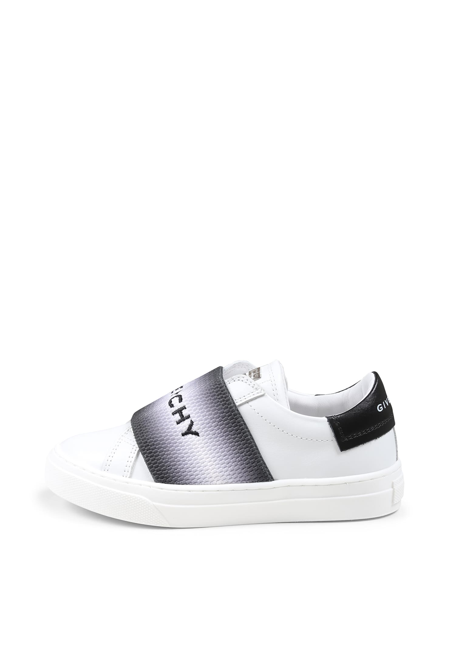 Givenchy White Sneakers For Kids With Logo In White