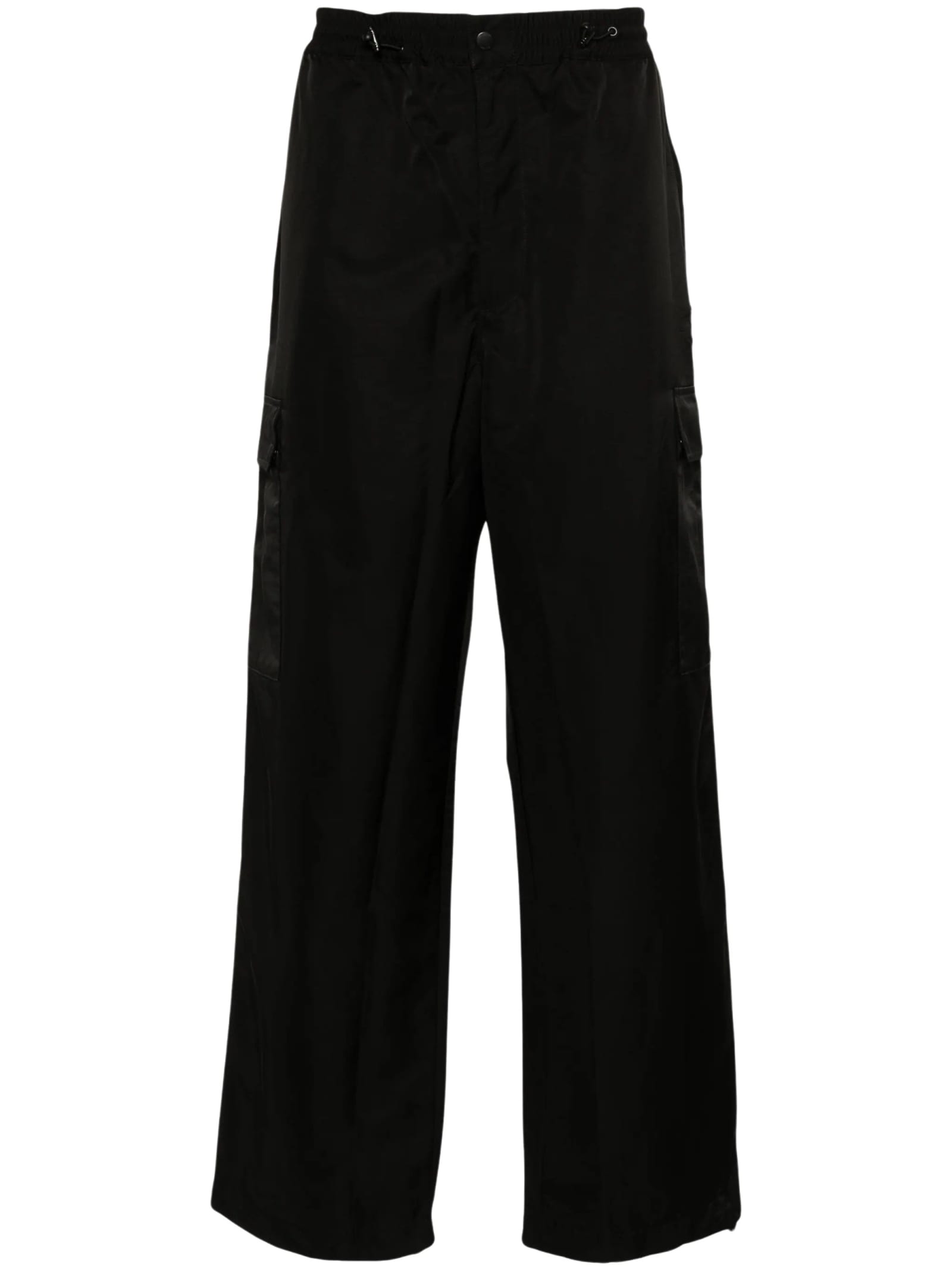 Shop Kenzo Pantalon Cargo In Black