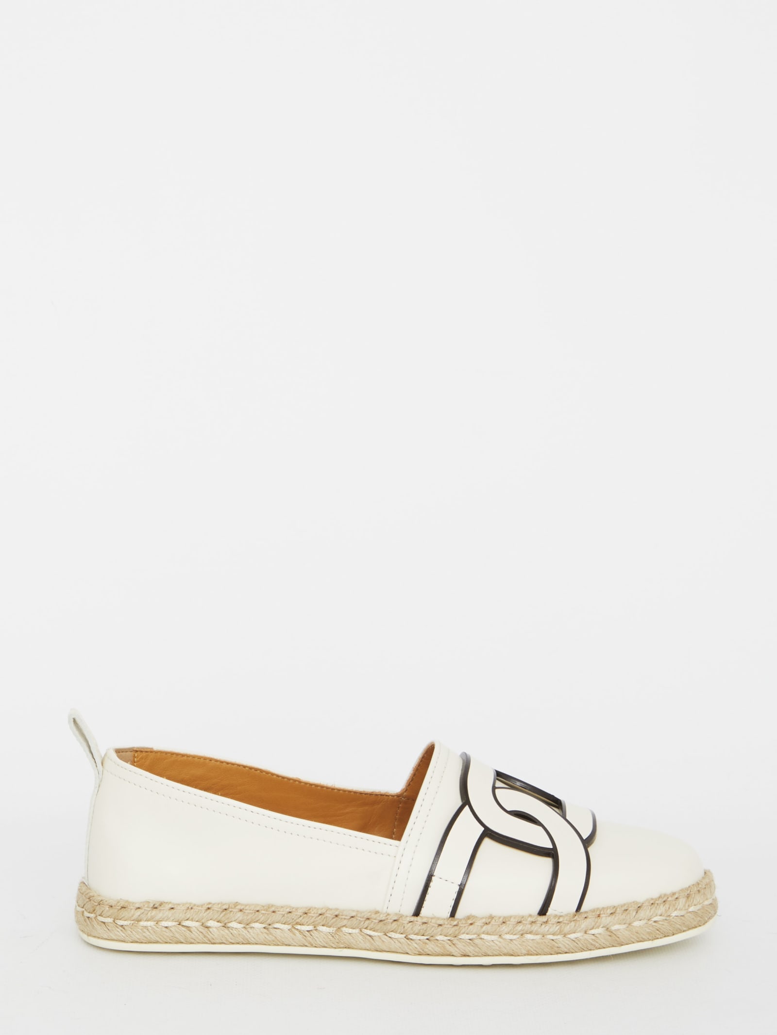 TOD'S KATE LEATHER ESPADRILLES
