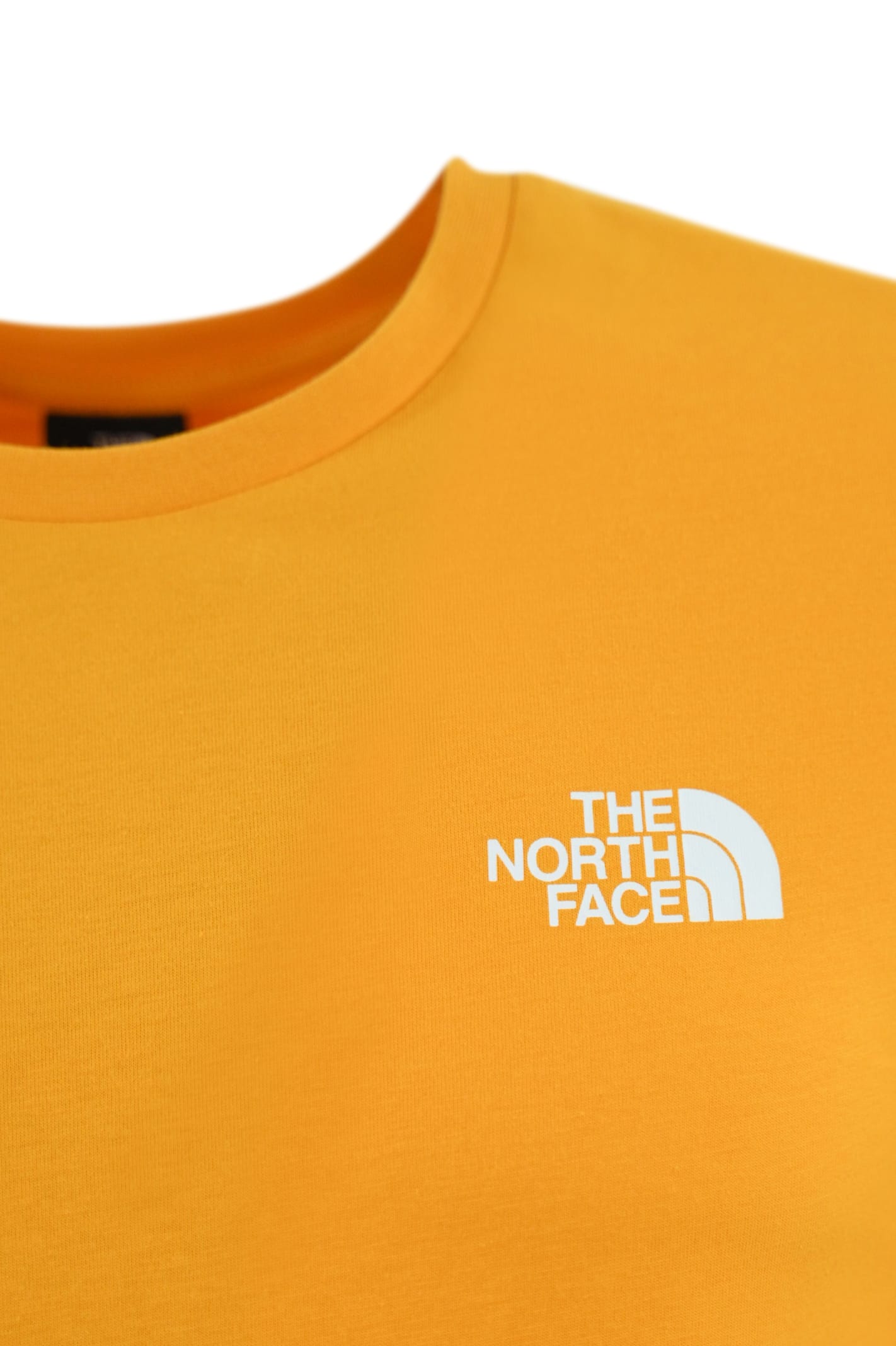 Shop The North Face Redbox Cotton T-shirt In Gold/black