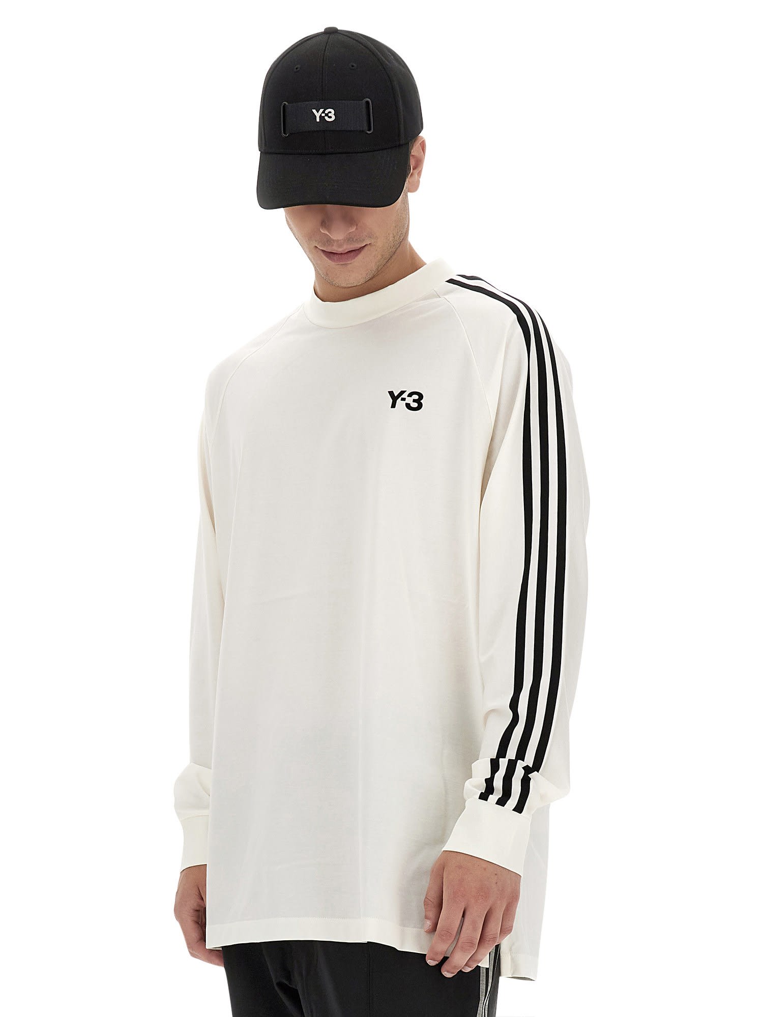 Shop Y-3 T-shirt With Logo In White