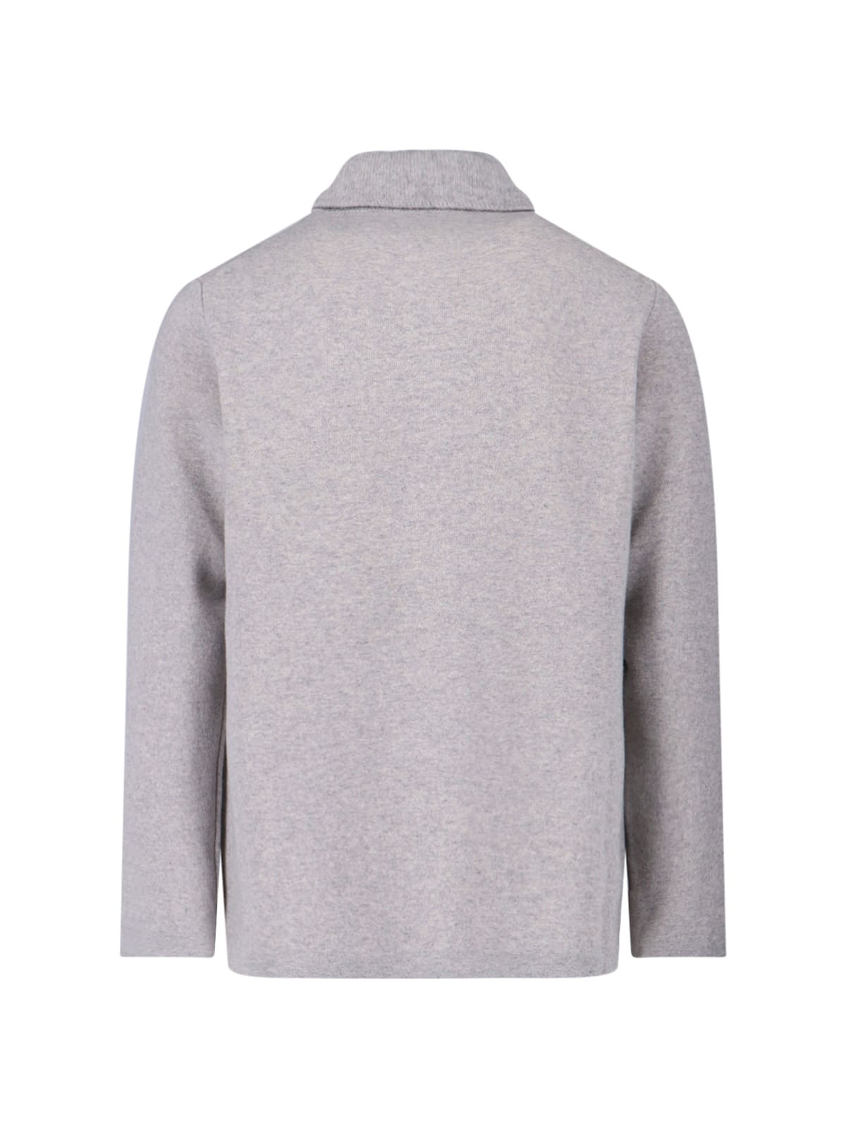 Lardini Versatile Jacket With Chest And Side Pockets In Gray