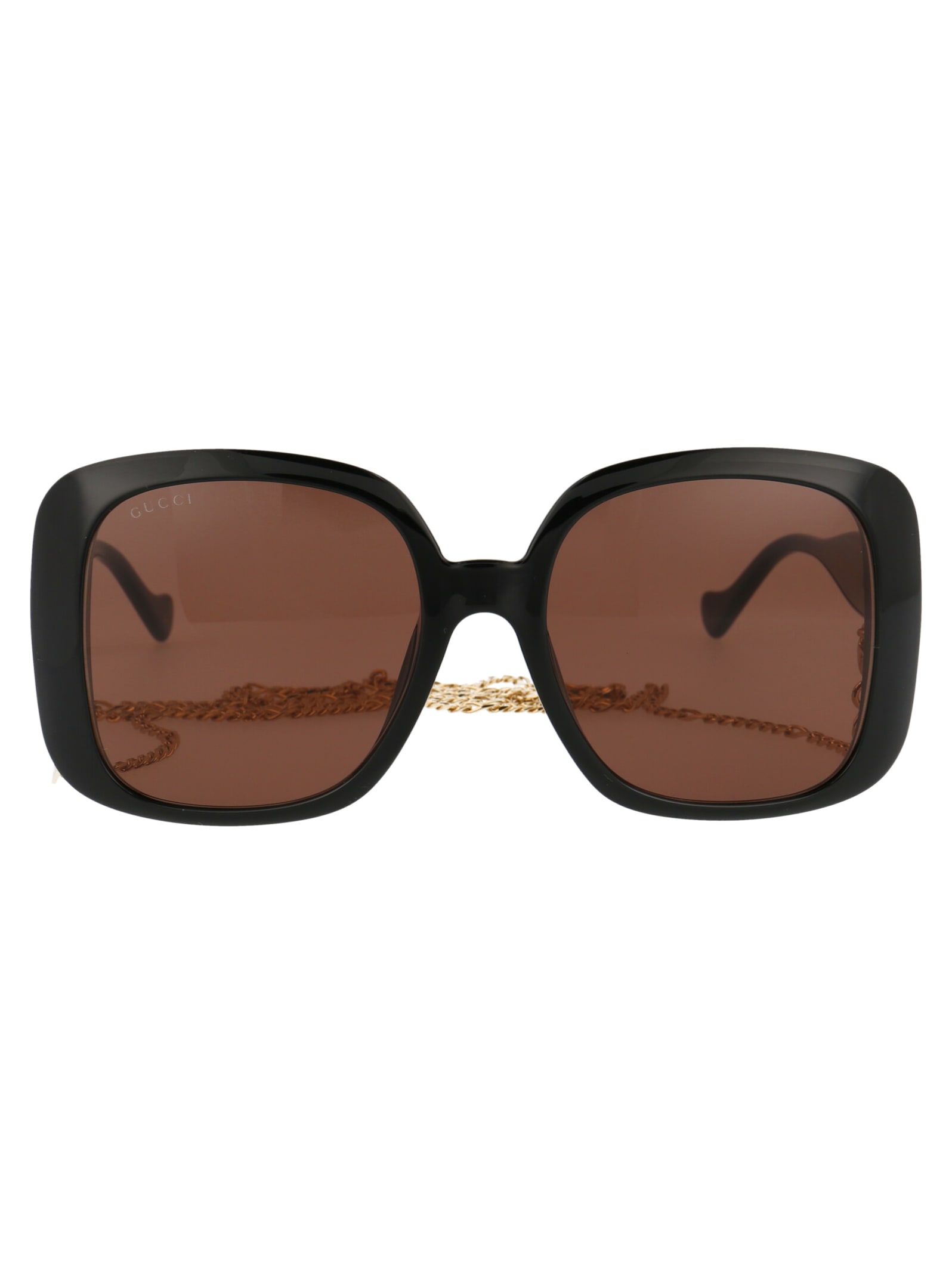 Gucci Gg1029sa Sunglasses In 005 Black Black Brown