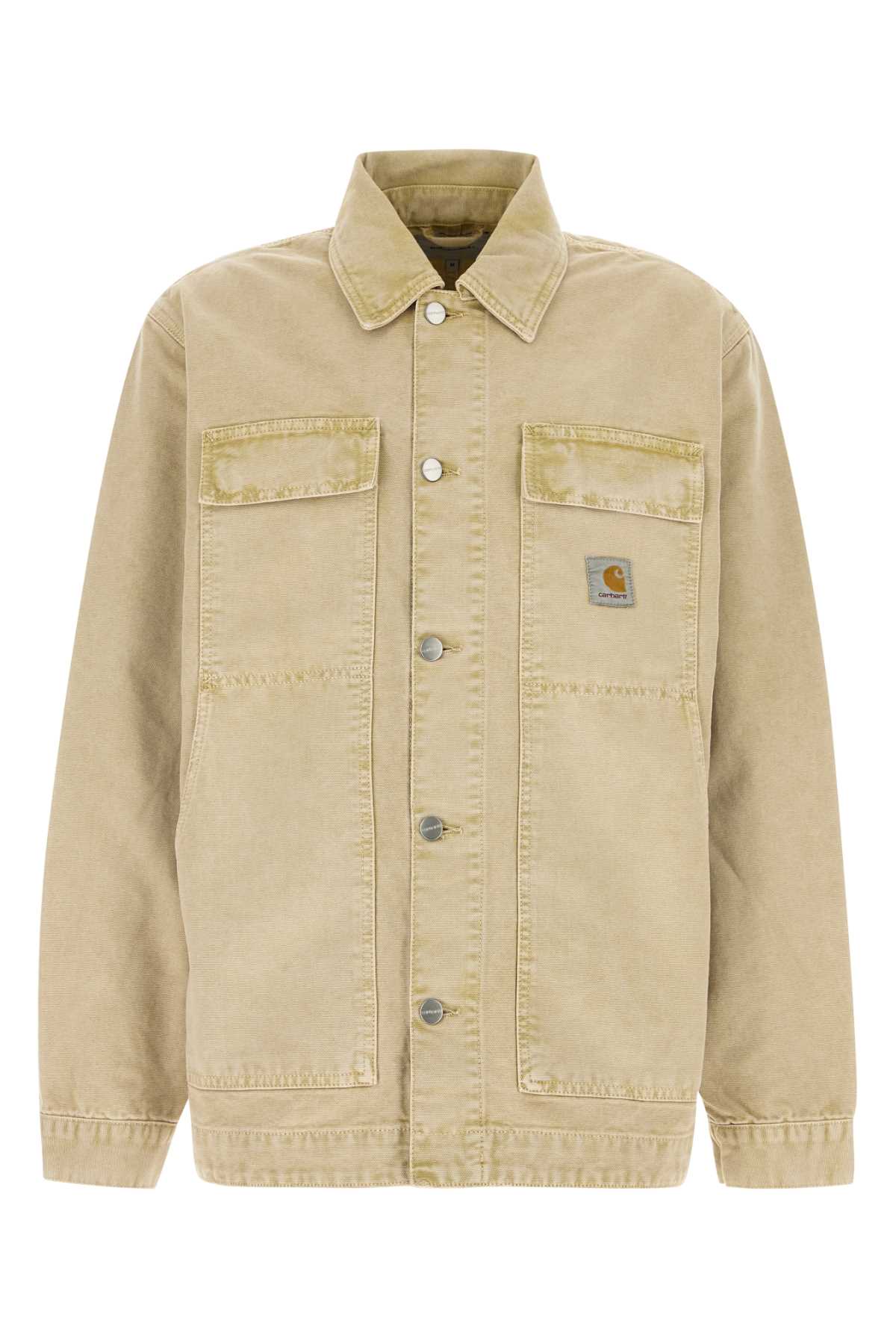 Beige Denim Og Arctic Jacket