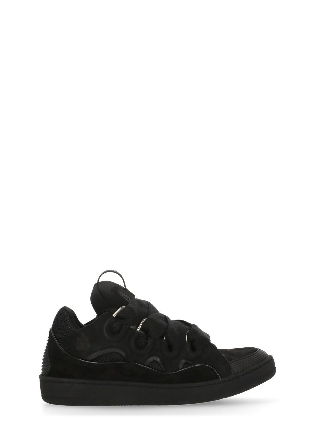 Lanvin Curb Sneakers In Black