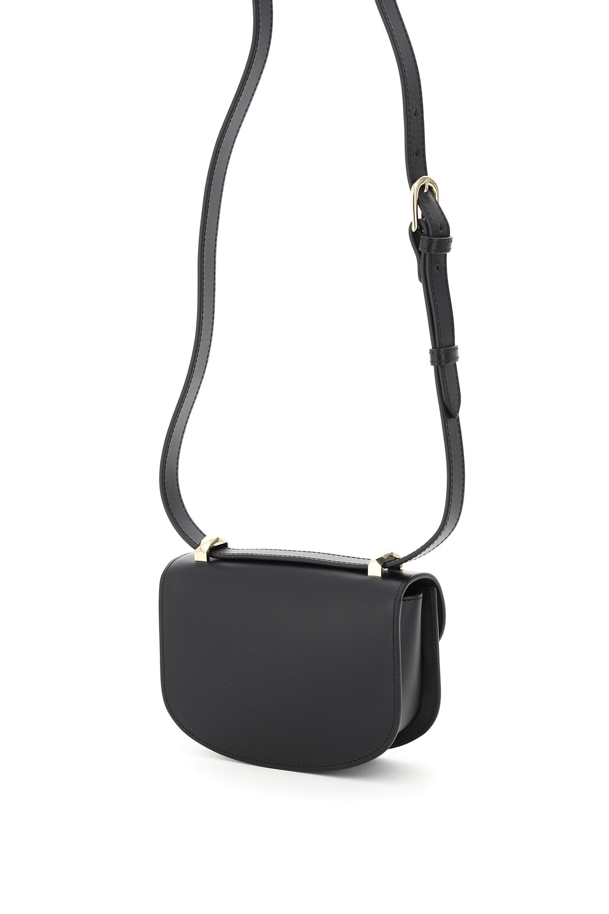 Shop Apc Genève Mini Crossbody Bag In Noir (black)