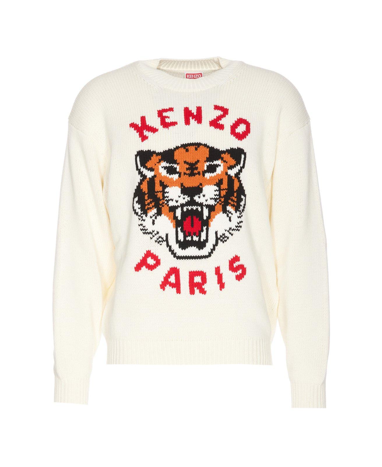 KENZO LUCKY TIGER KNITTED JUMPER