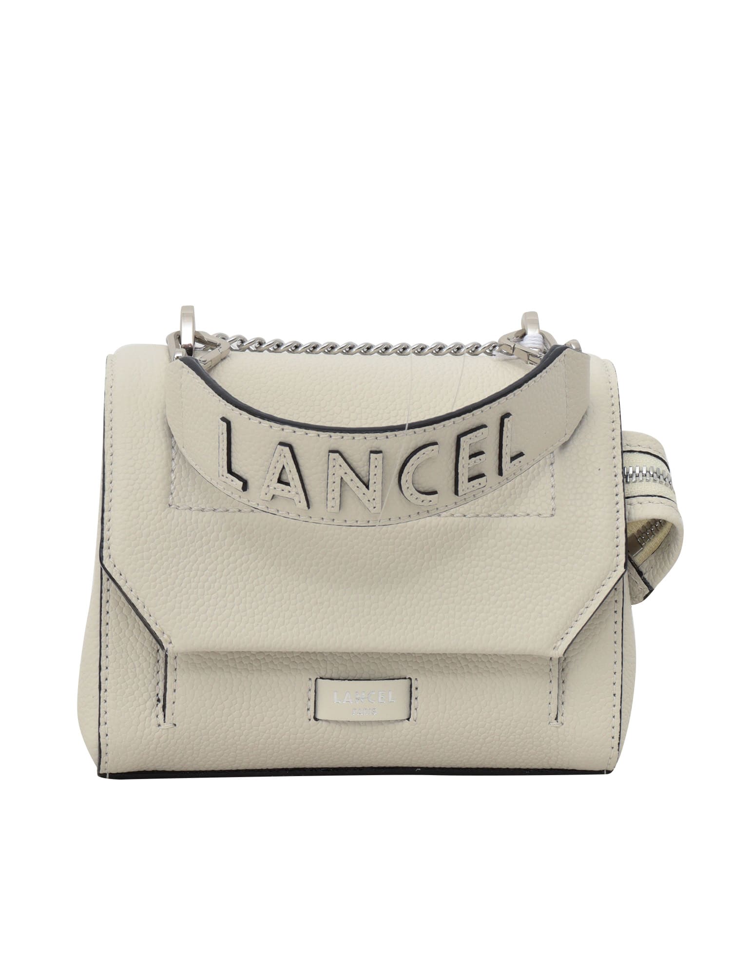 Shop Lancel Rabat Bag S In White