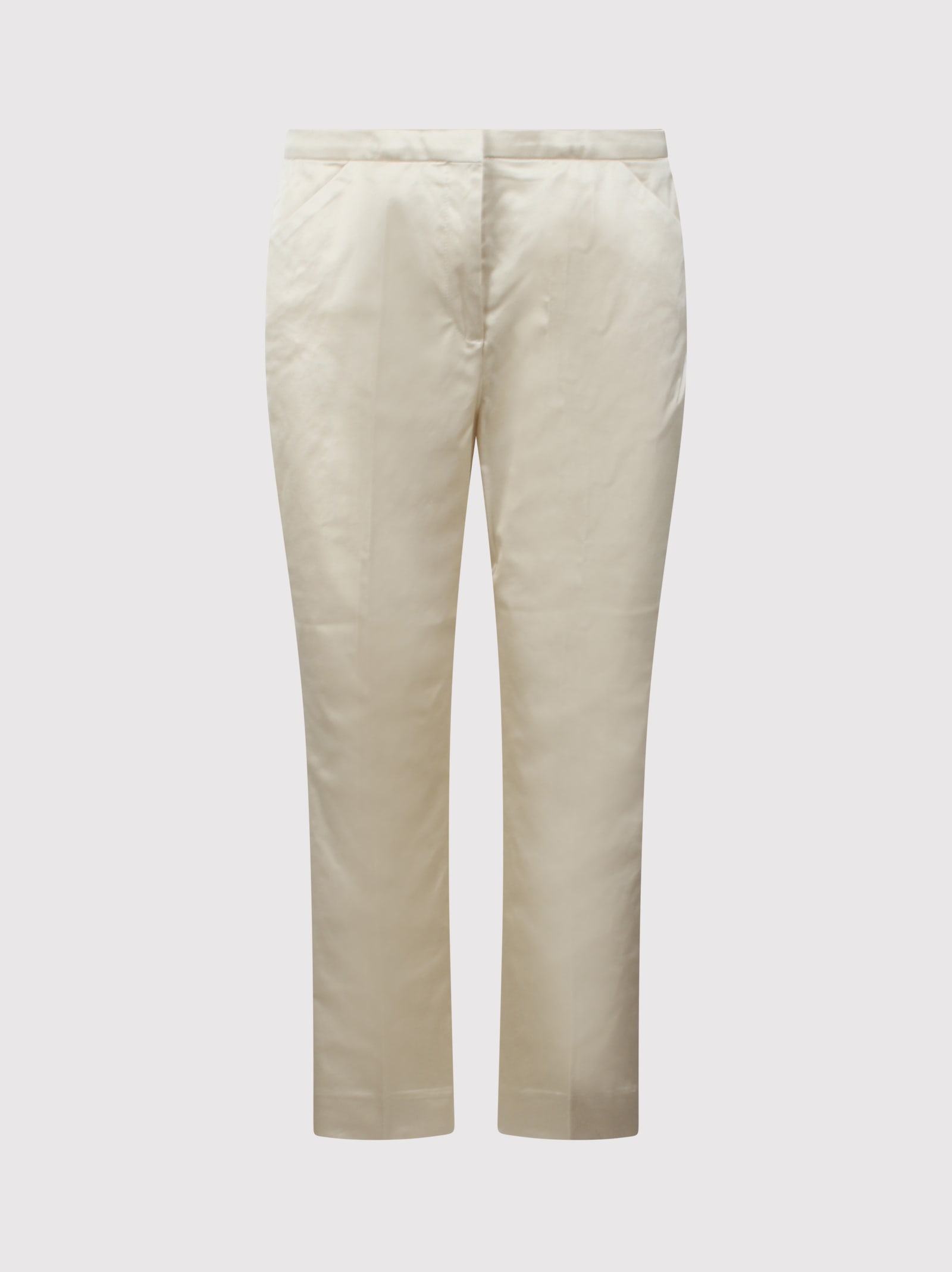 Totême Cropped Straight Trousers