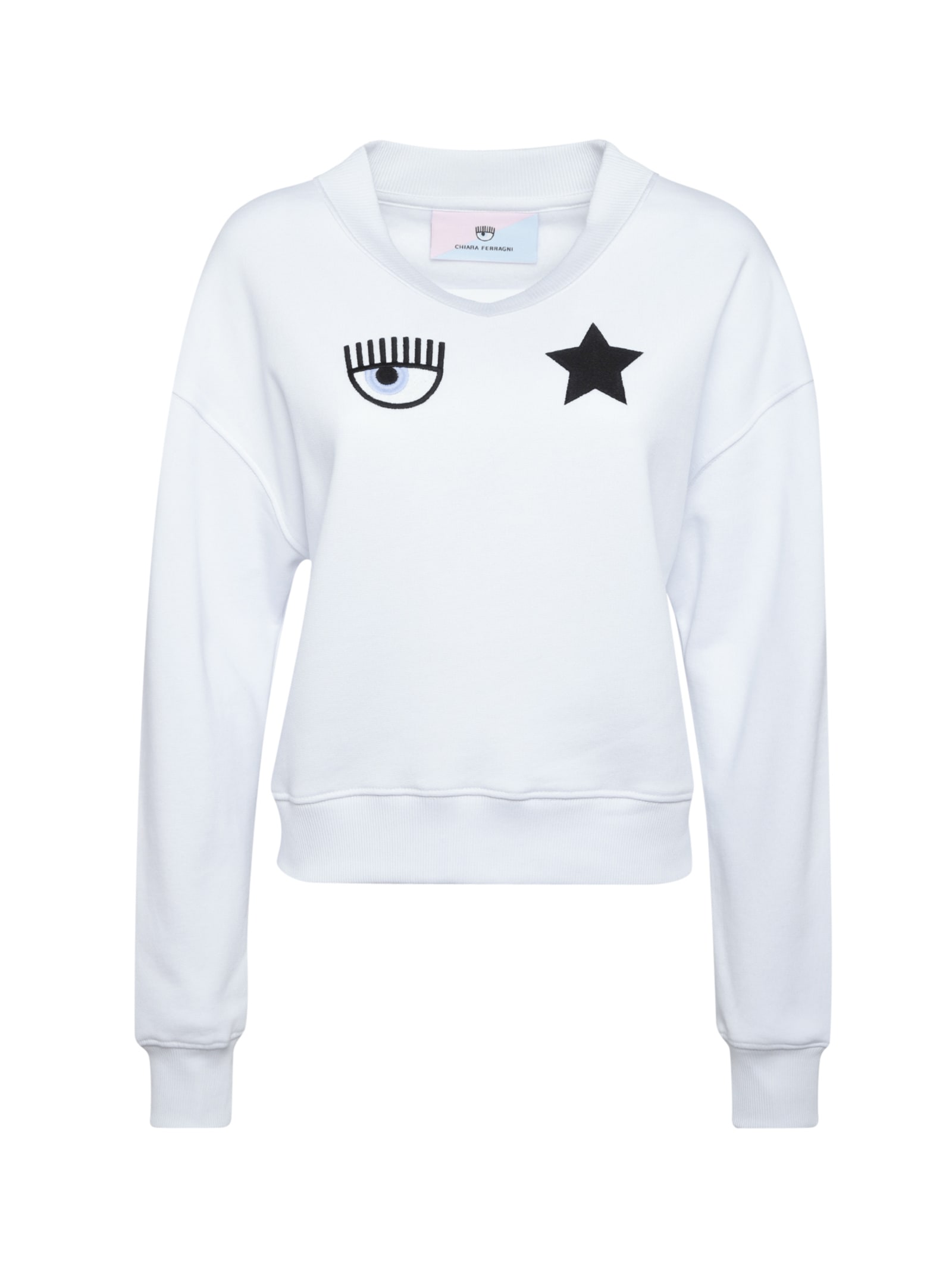 Chiara Ferragni Cotton Sweatshirt With Eyestar
