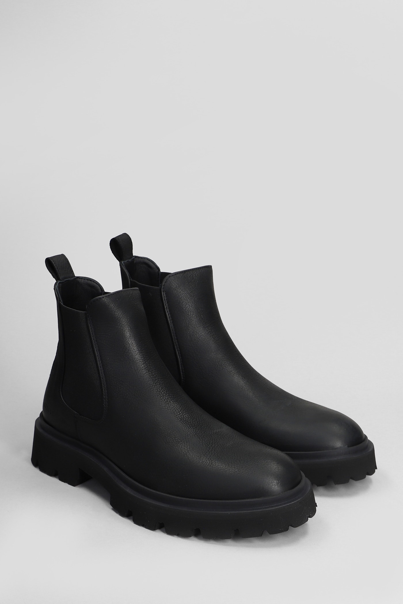 Shop Copenhagen Cph 128 Combat Boots In Black Nubuck