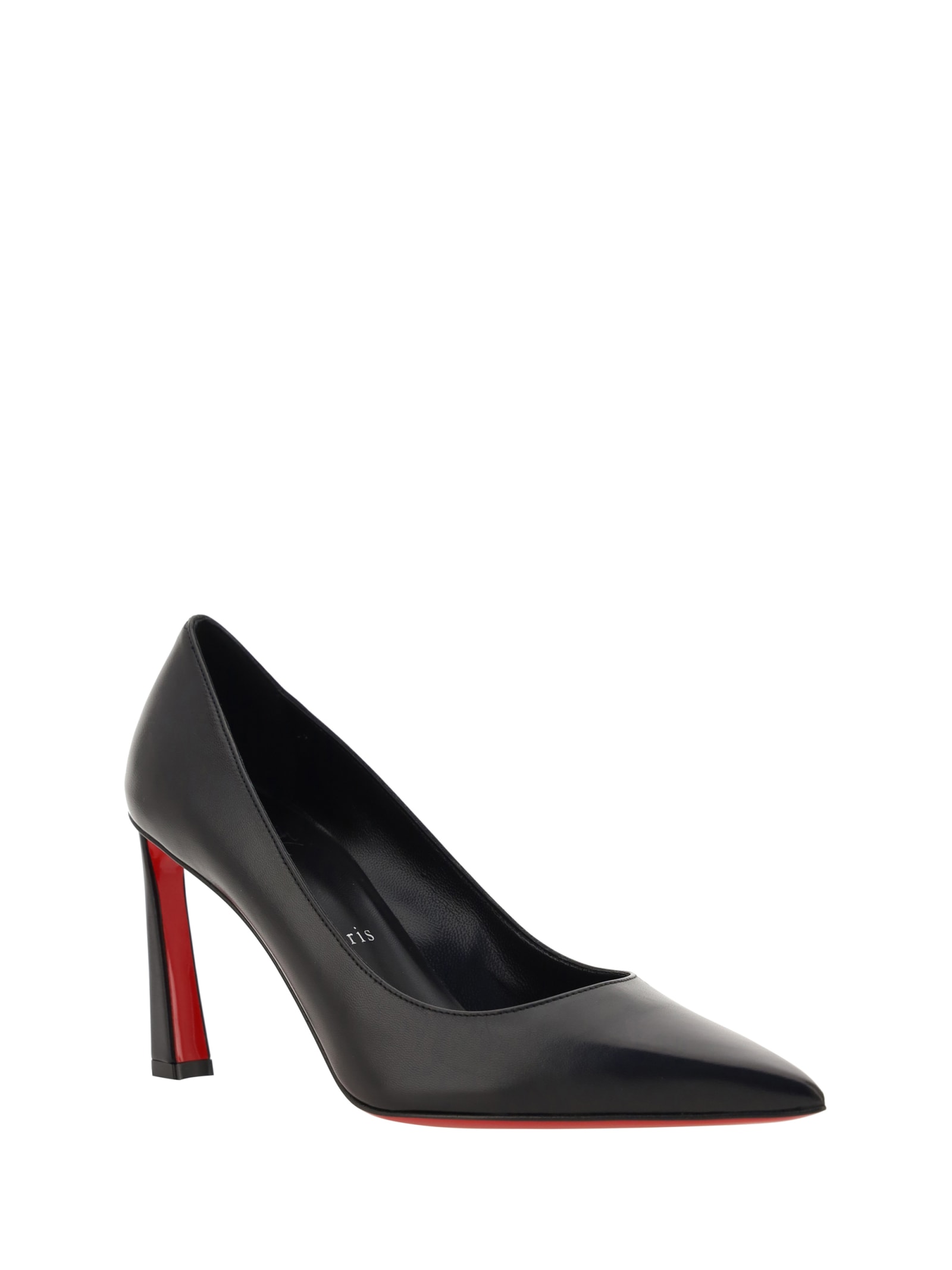 Christian Louboutin Condorapik 100 Patent Leather Pumps In Black/lin Black