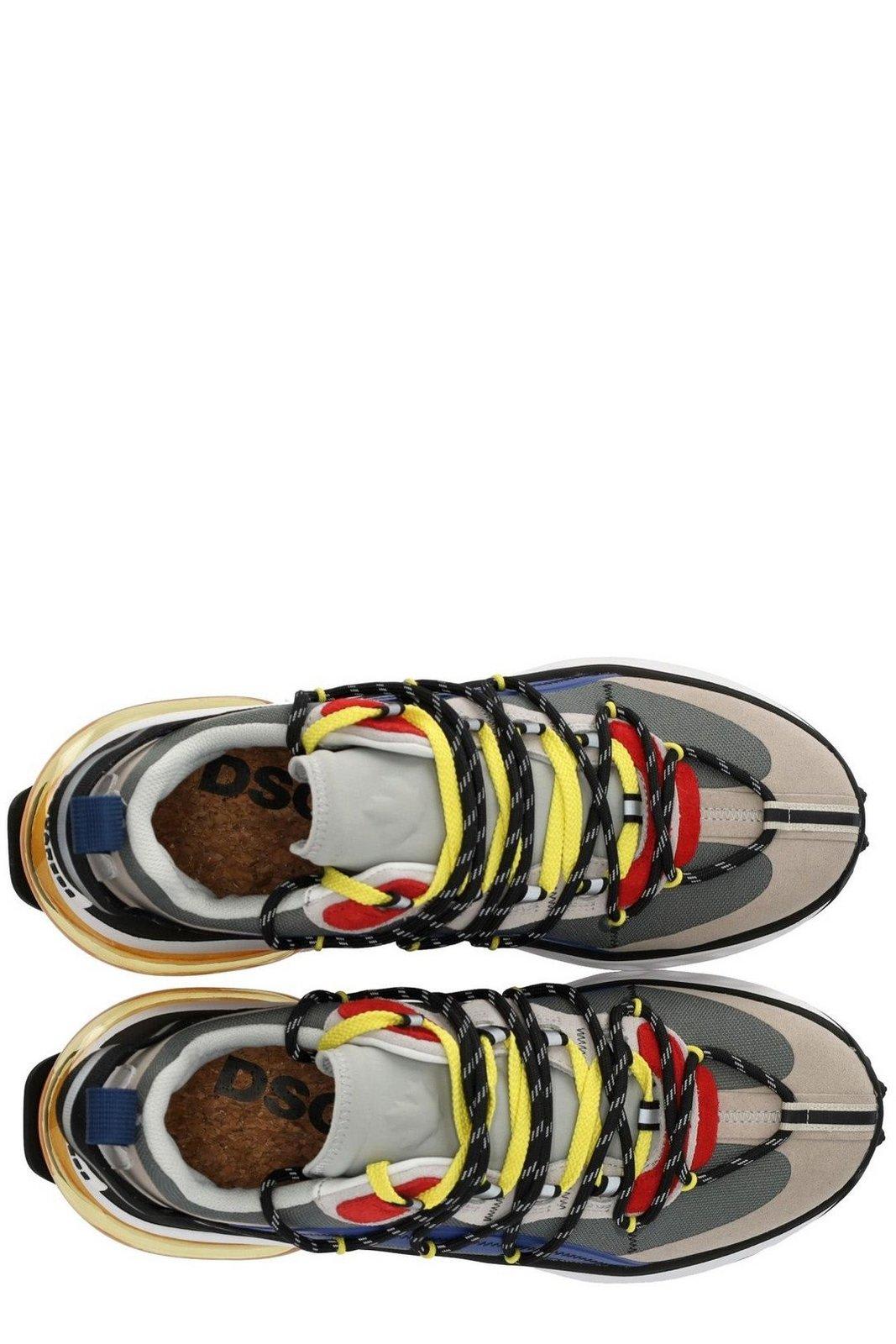 Shop Dsquared2 Bubble Lace-up Sneakers In Multicolor
